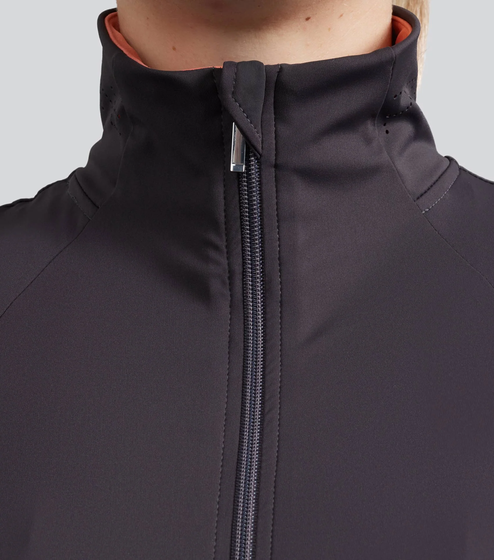SALE - Savio Womens Technical Riding Jacket Anthracite Grey - Image 3