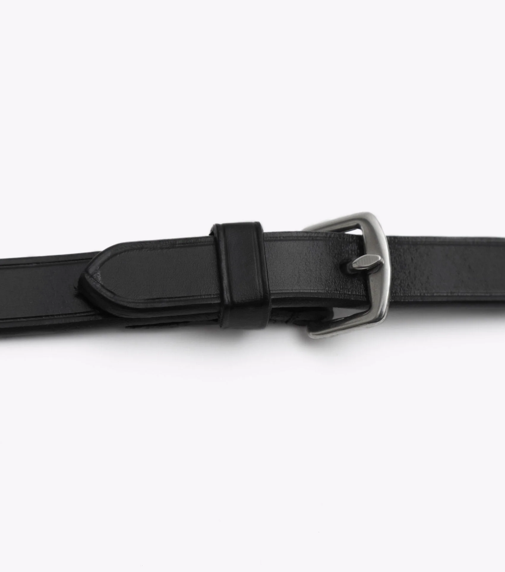 Senado Plain Leather Reins Black - Image 4
