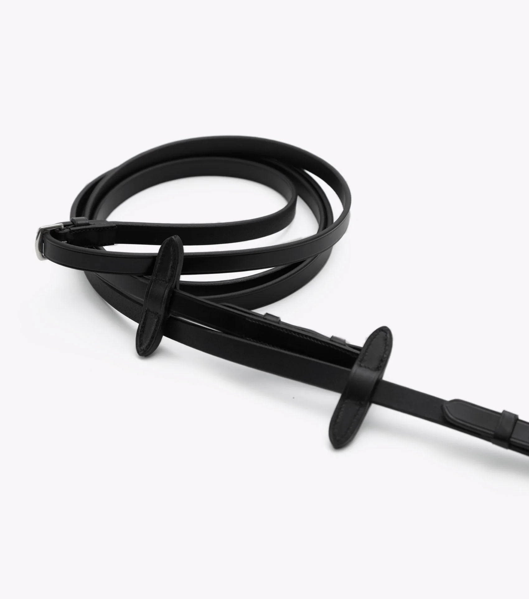 Senado Plain Leather Reins Black - Image 5