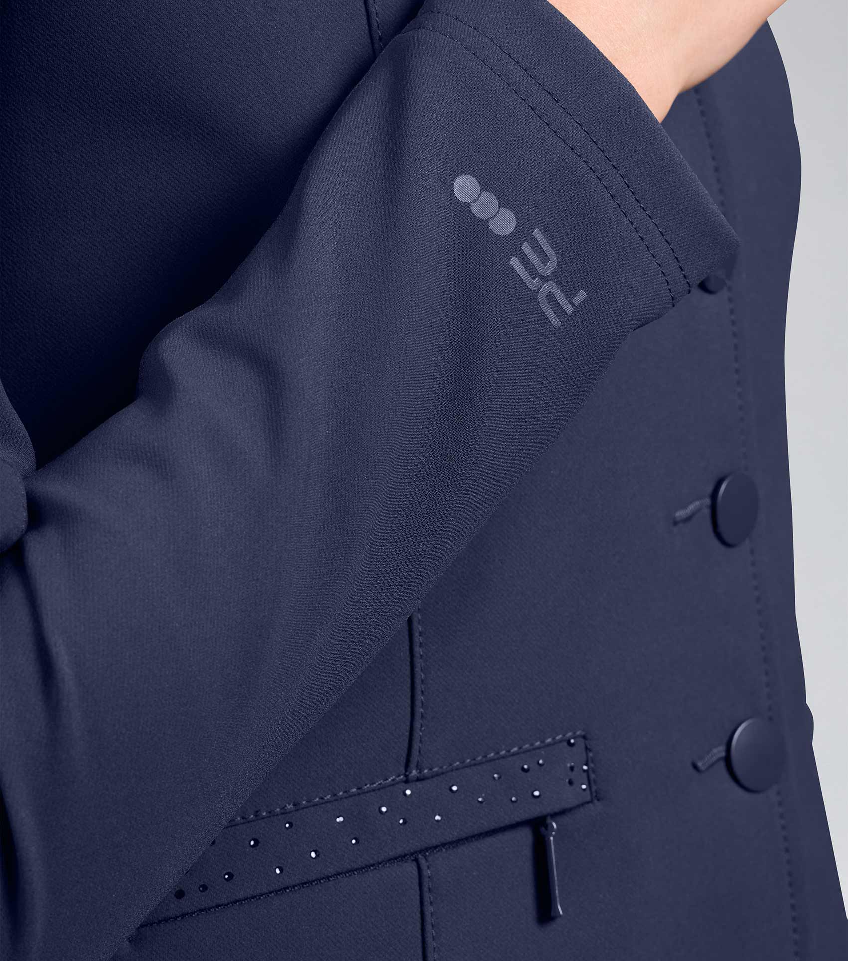 SALE - Siena Womens Competition Jacket Navy - Image 3