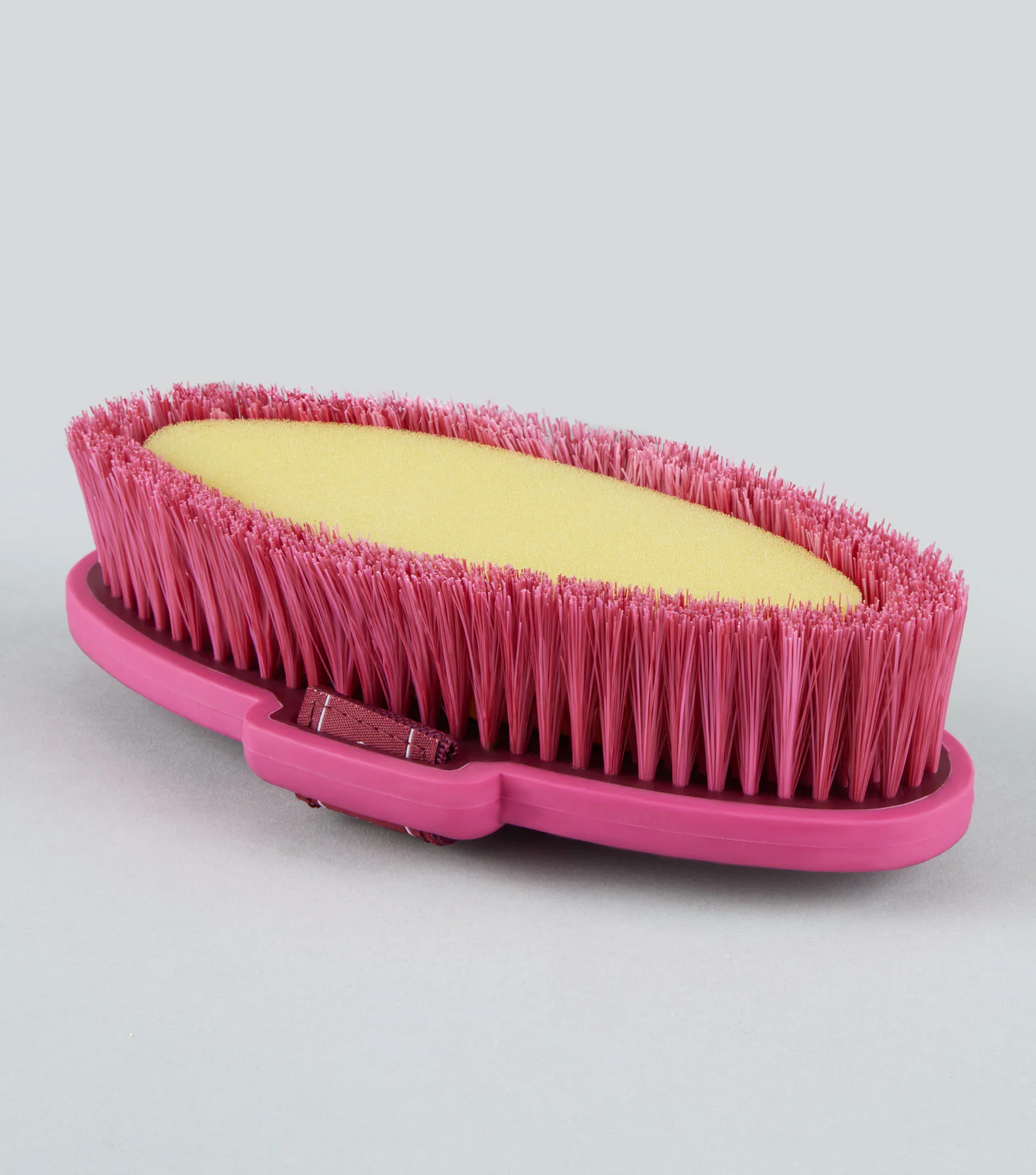 Soft-Touch Body Wash Brush Wine & Fuchsia