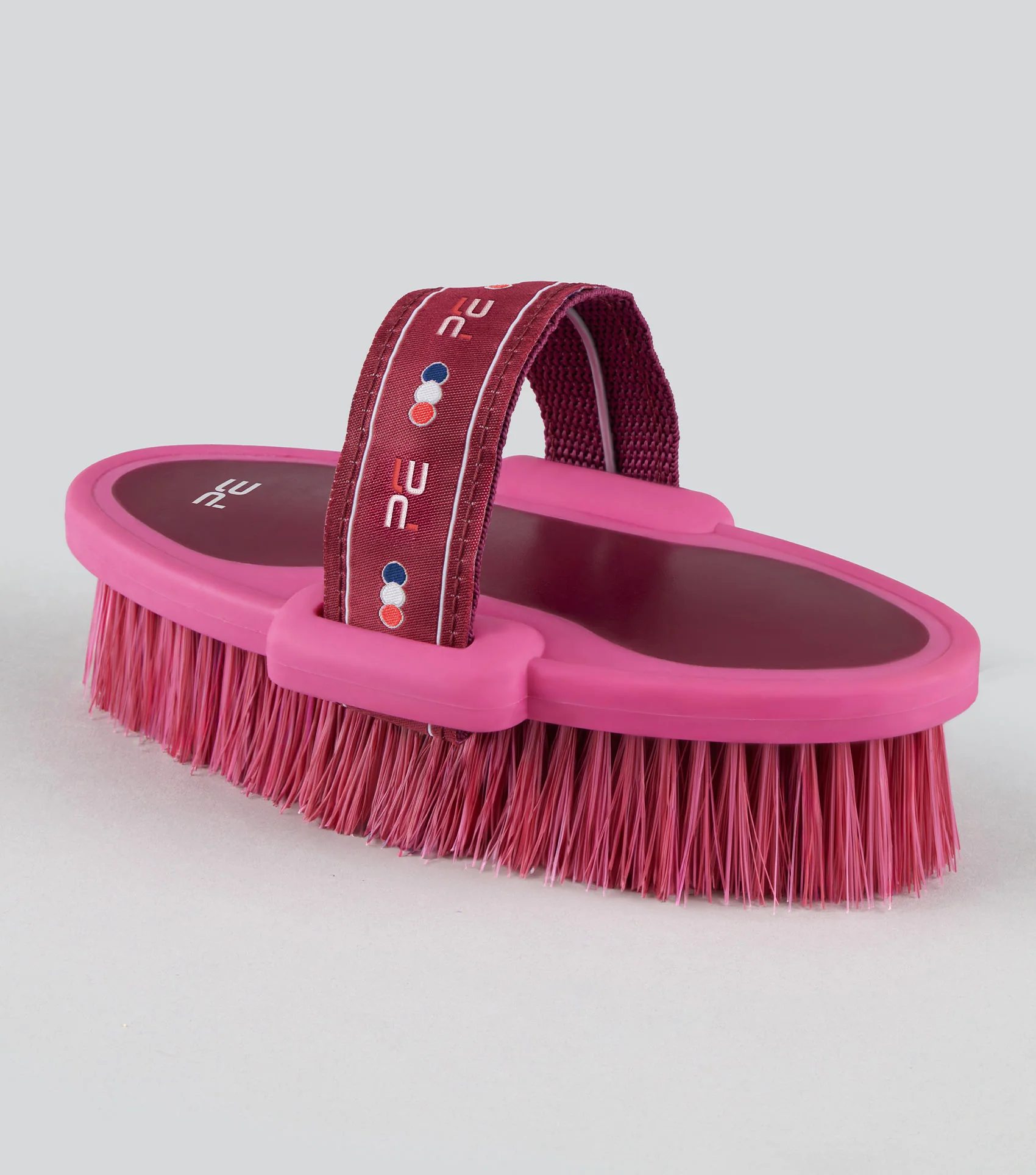 Soft-Touch Body Wash Brush Wine & Fuchsia - Image 2