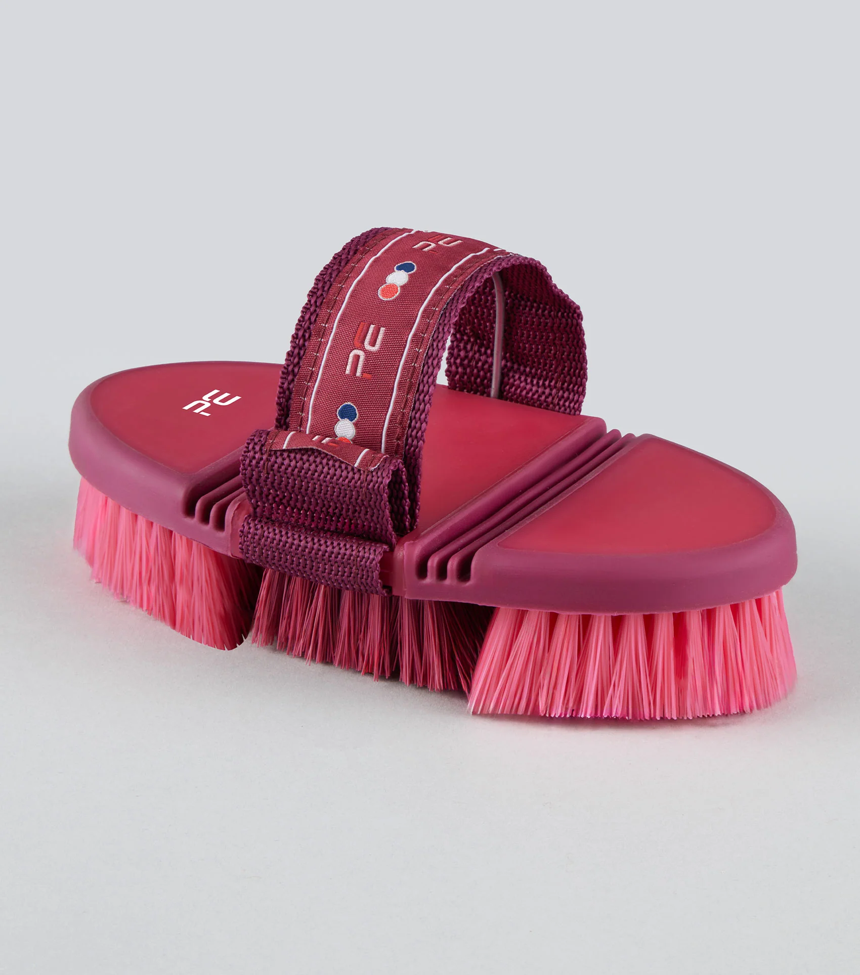 Soft-Touch Flexi Body Brush Wine & Fuchsia