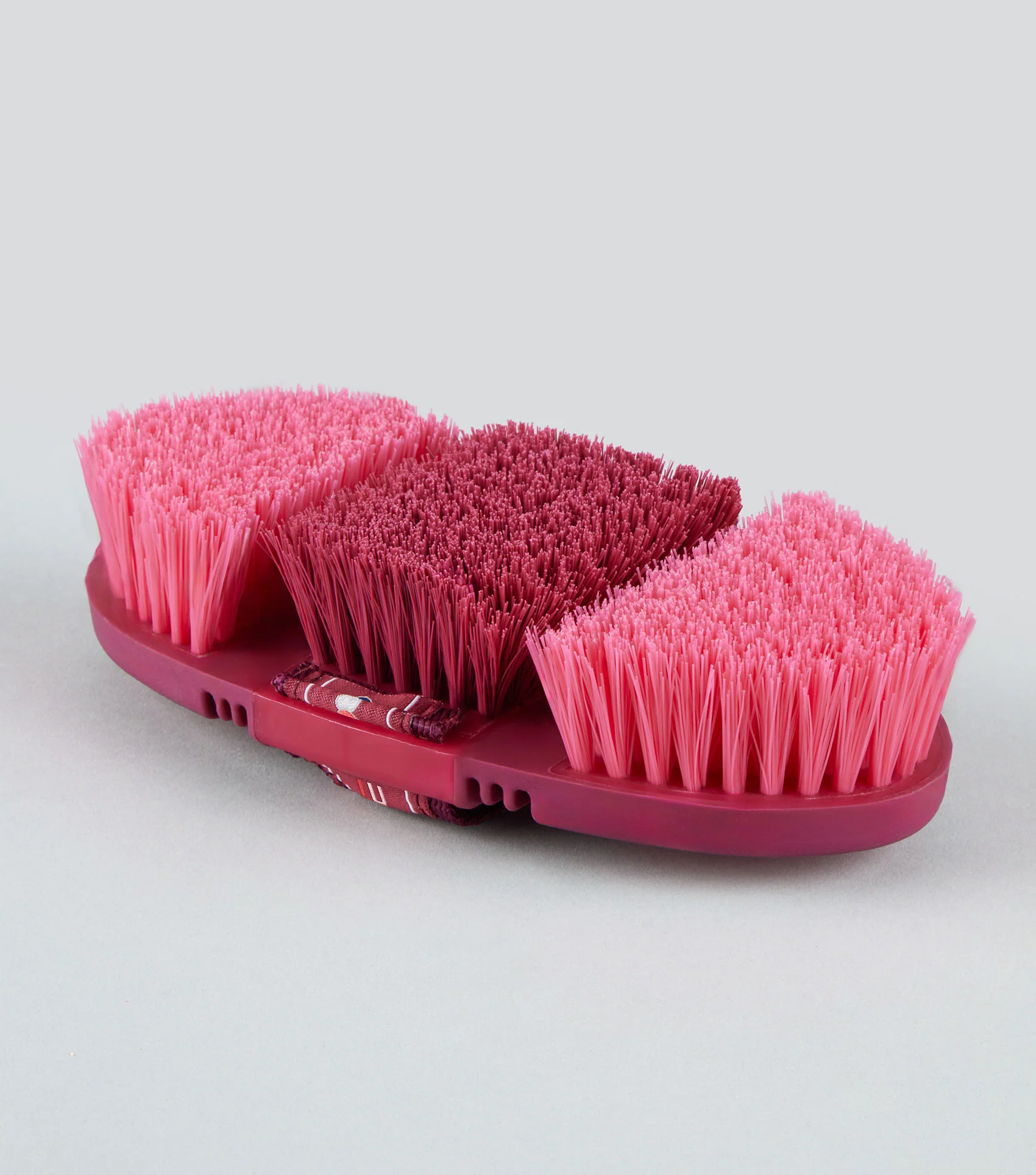 Soft-Touch Flexi Body Brush Wine & Fuchsia - Image 2