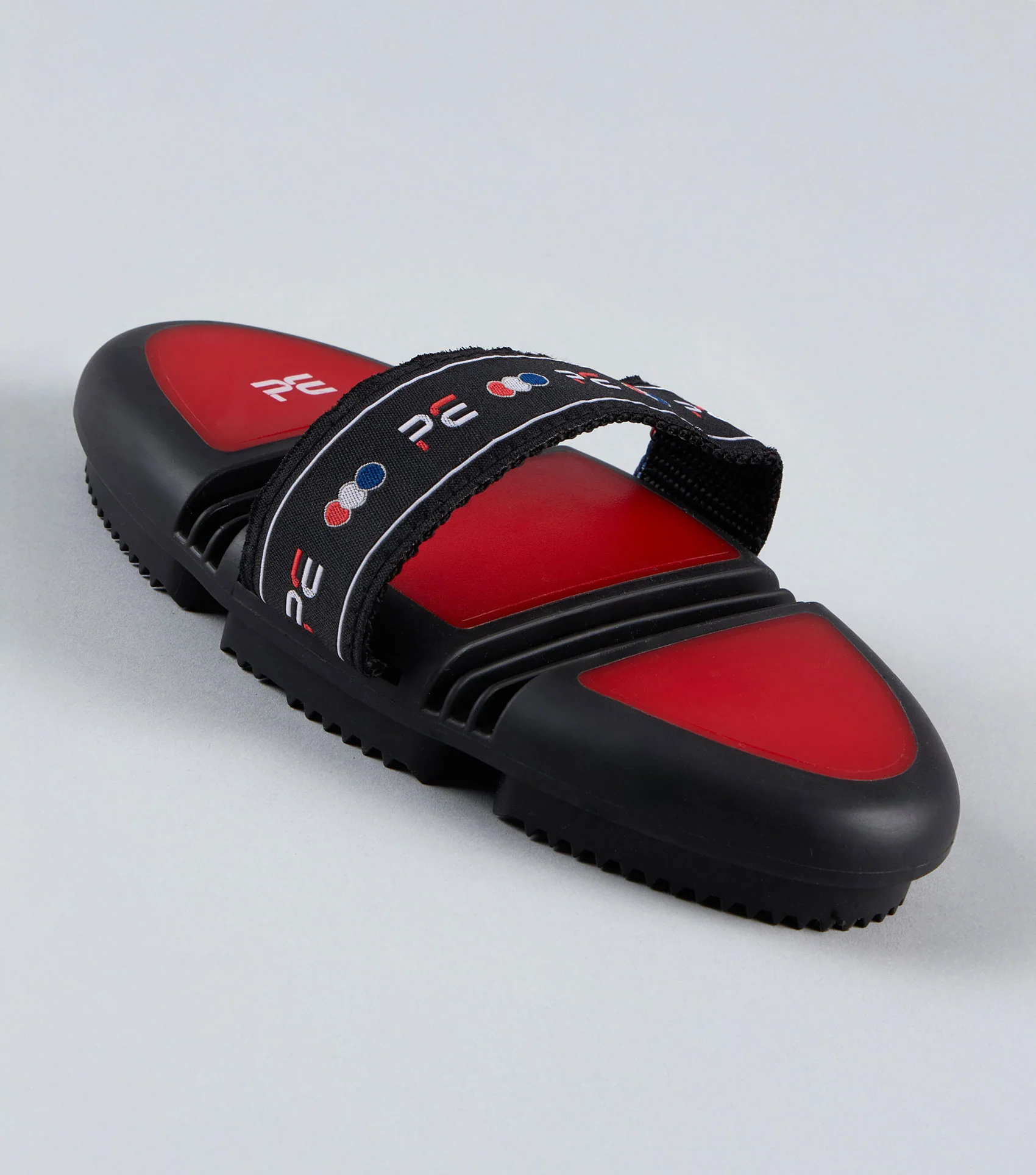 Soft-Touch Flexi Curry Comb Black & Red - Image 3