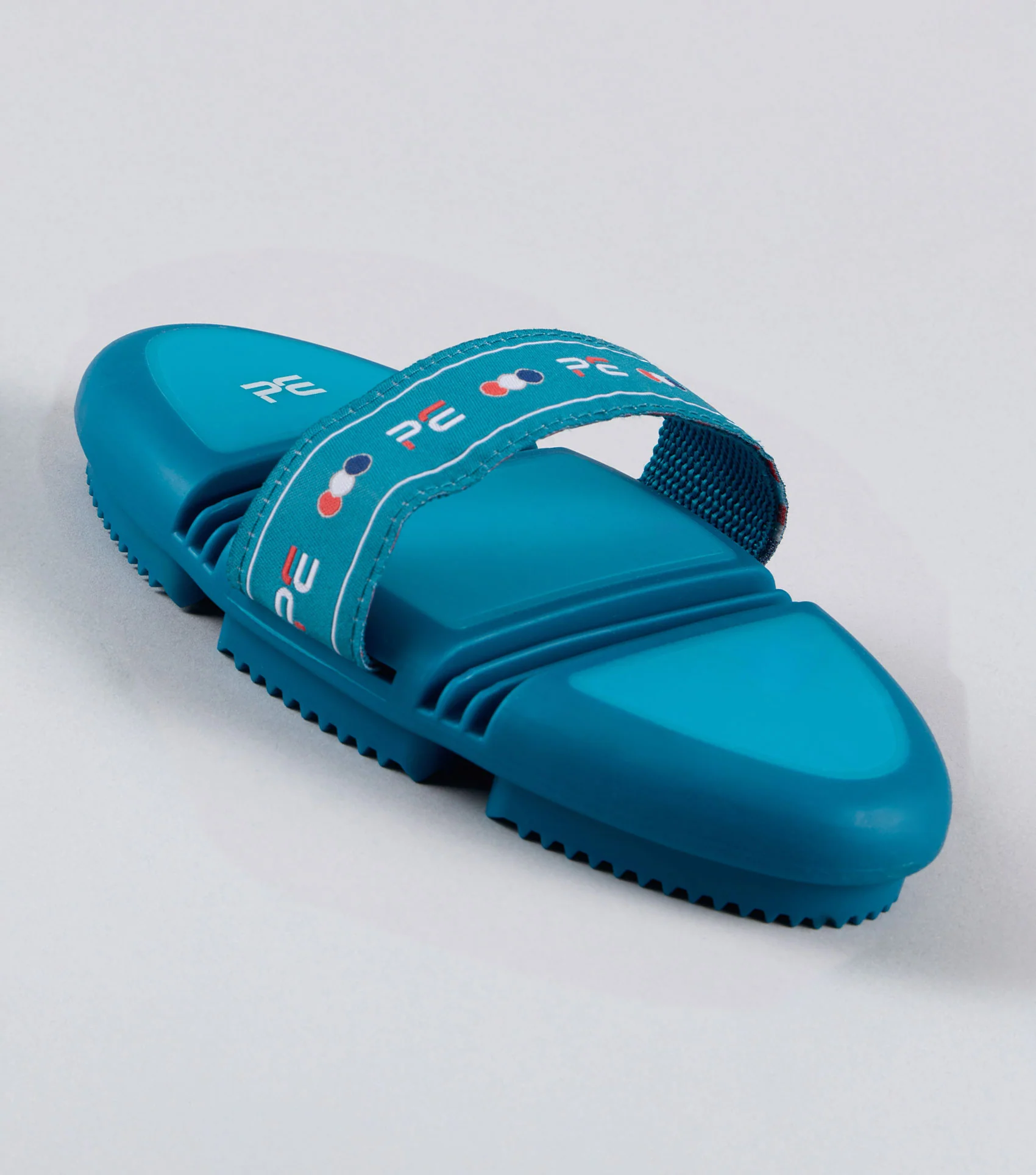 Soft-Touch Flexi Curry Comb Med Blue & Peacock - Image 3
