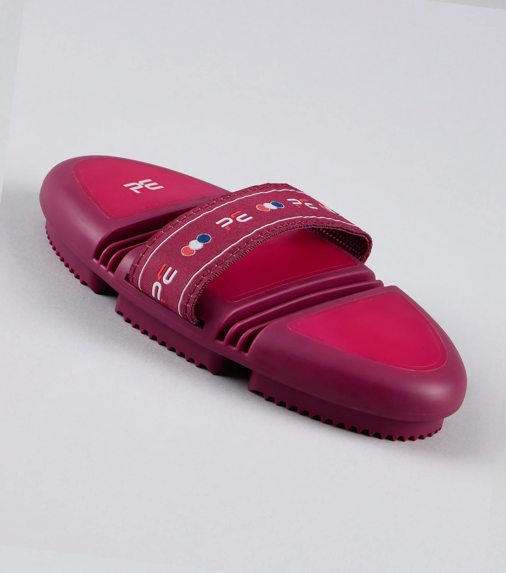 Soft-Touch Flexi Curry Comb Wine & Fuchsia - Image 3