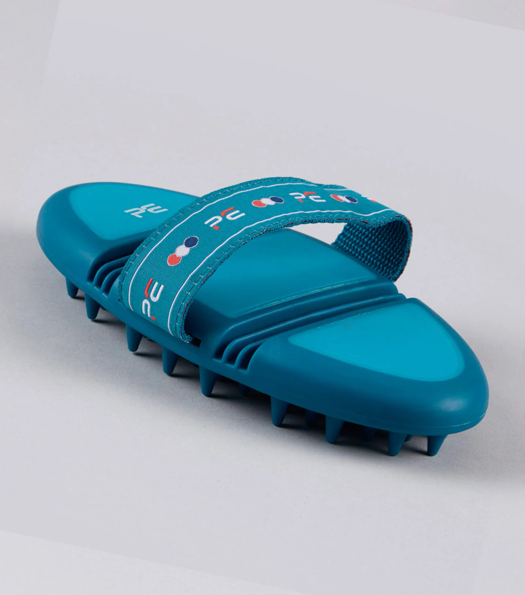 Soft-Touch Flexi Massage Brush Med Blue & Peacock - Image 3