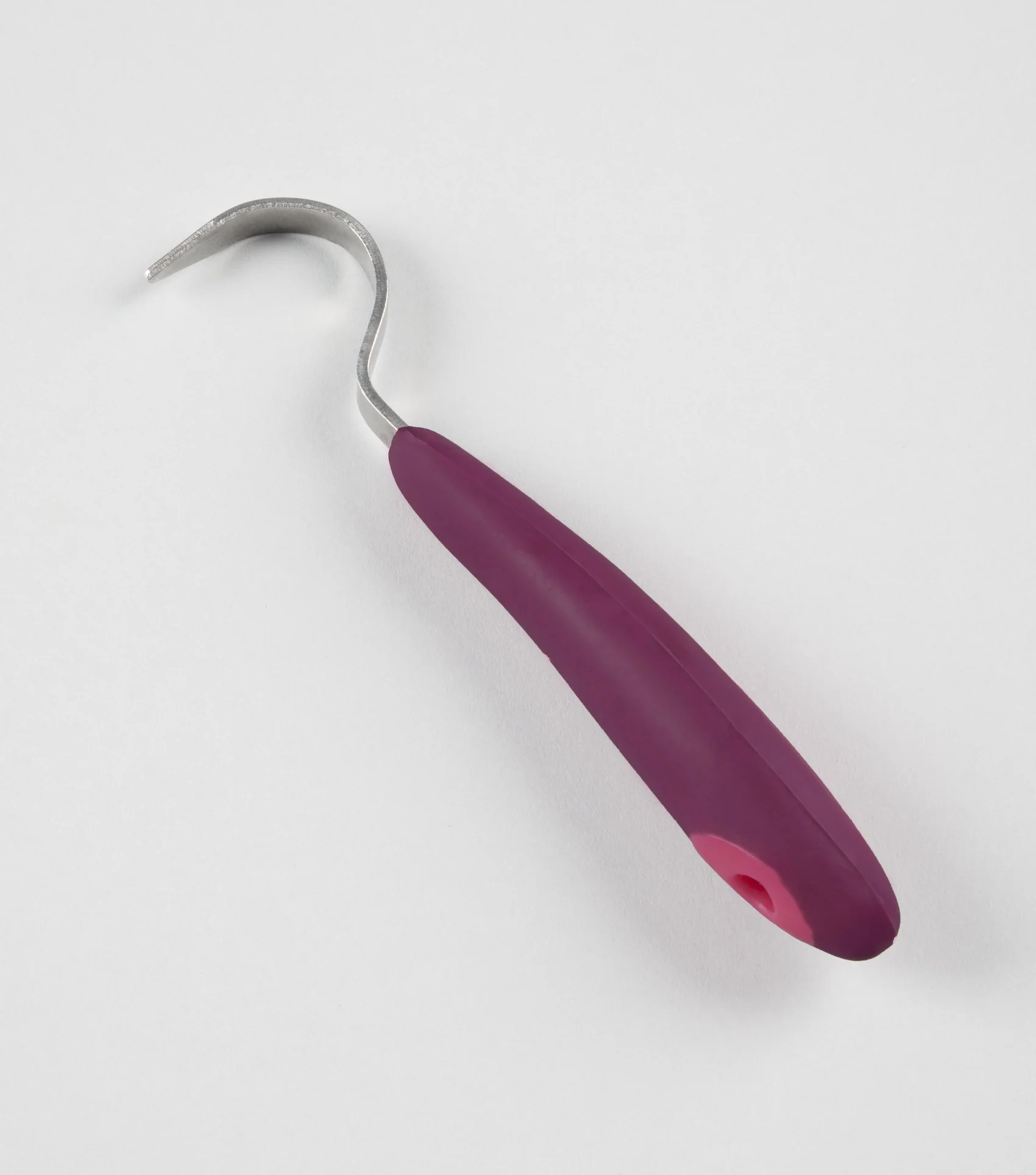 Soft-Touch Hoof Pick Wine & Fuchsia