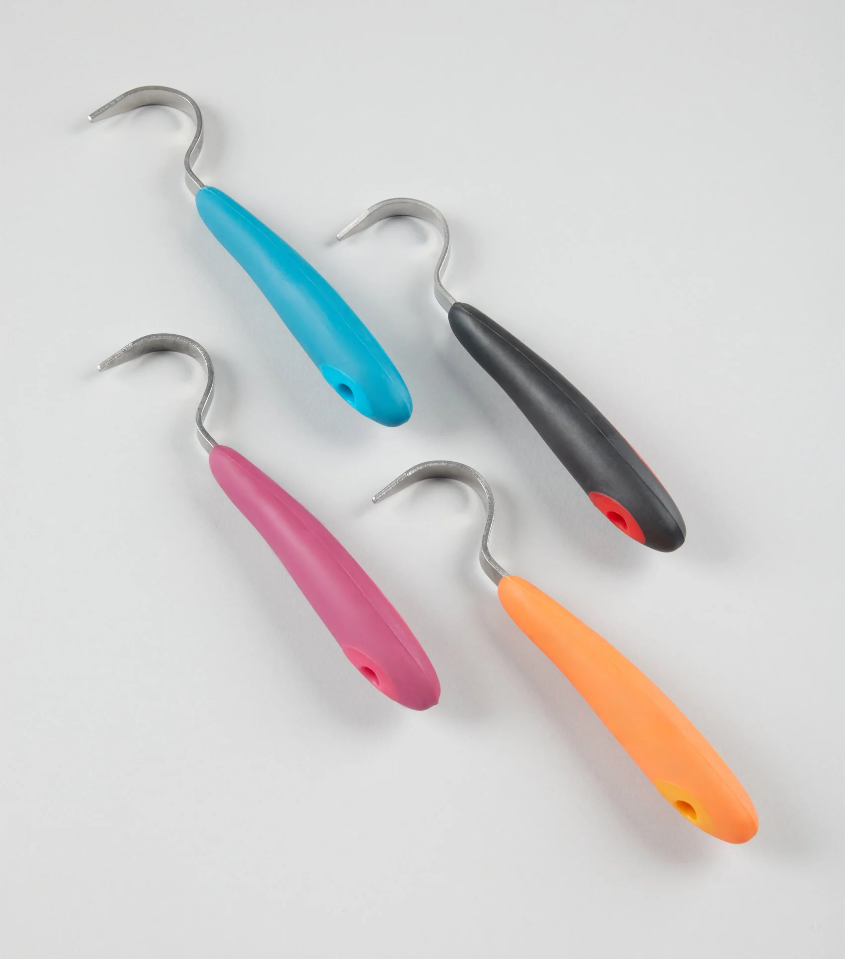 Soft-Touch Hoof Pick Med Blue & Peacock - Image 2