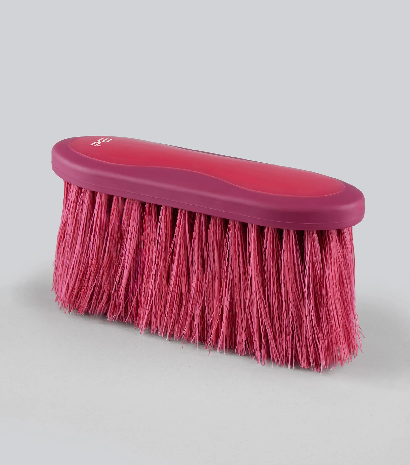 Soft-Touch Dandy Brush - Long Bristles Wine & Fuchsia