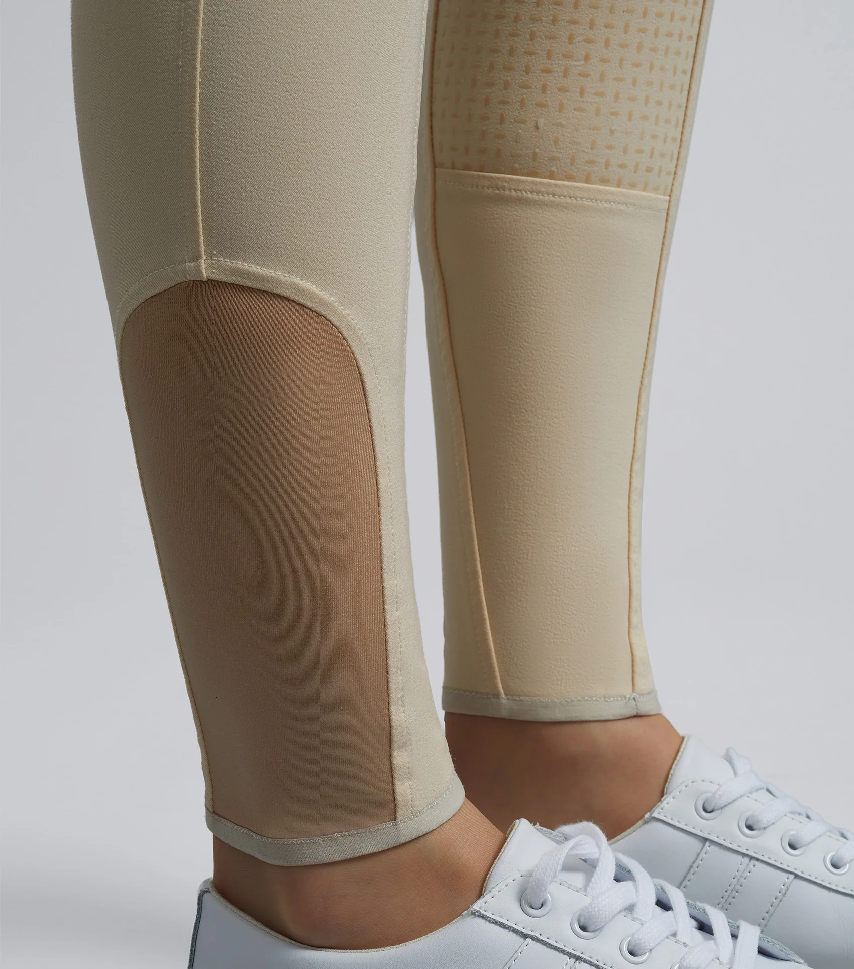 Sophia Ladies Full Seat High Waist Competition Riding Breeches Vanilla - Image 4