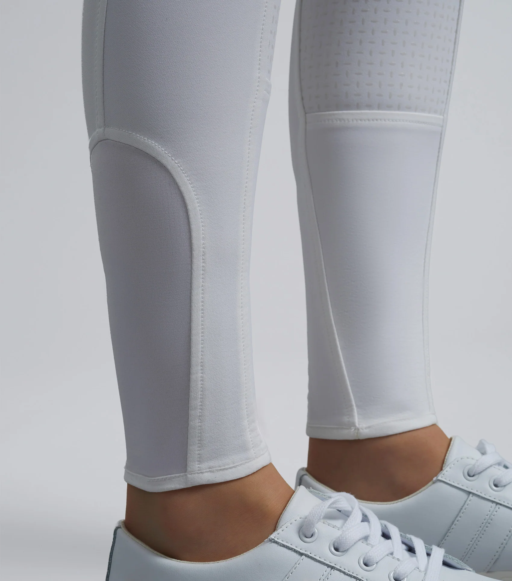 Sophia Ladies Full Seat High Waist Competition Riding Breeches White - Image 6