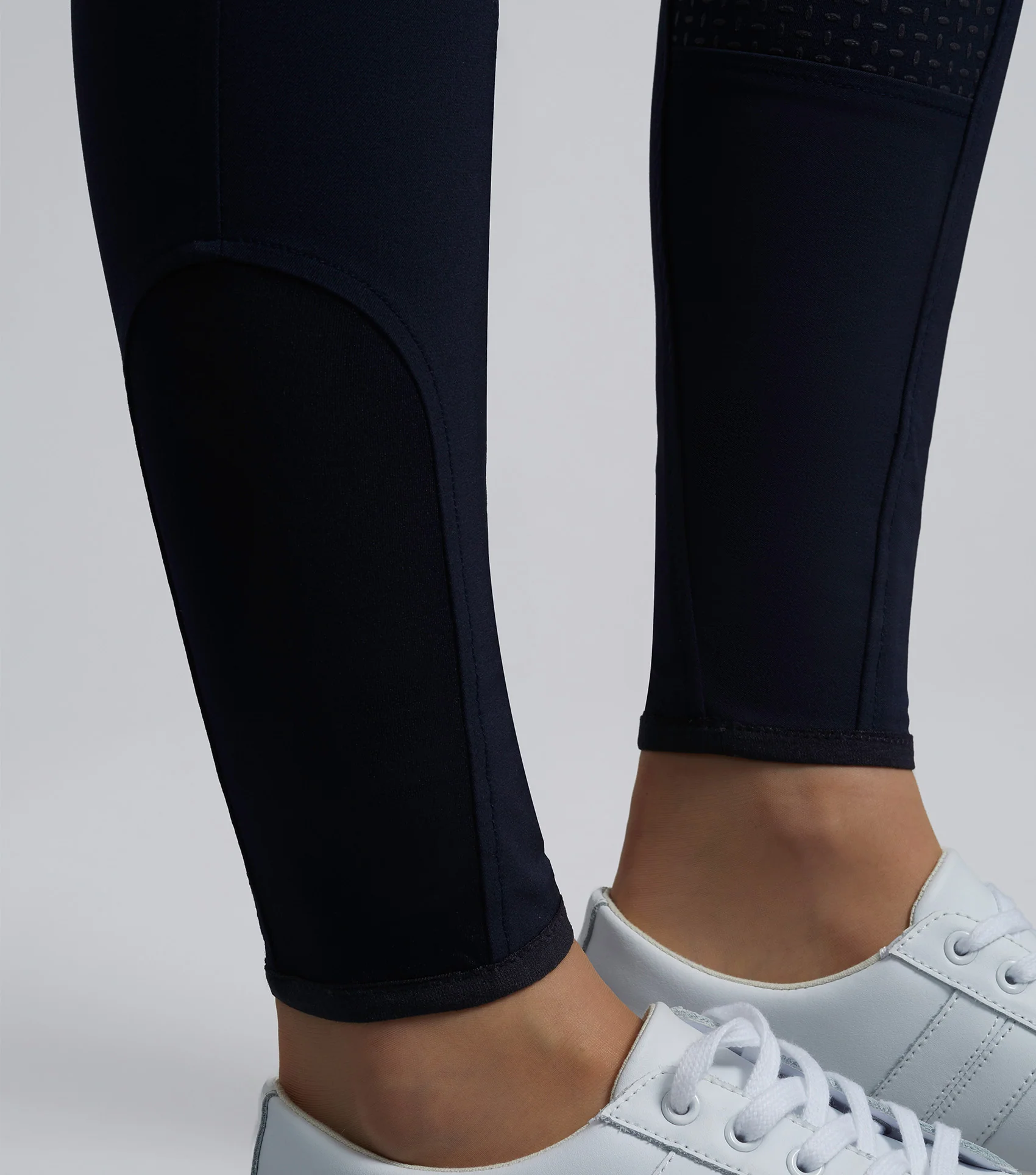 Sophia Ladies Full Seat High Waist Riding Breeches Navy - Image 4