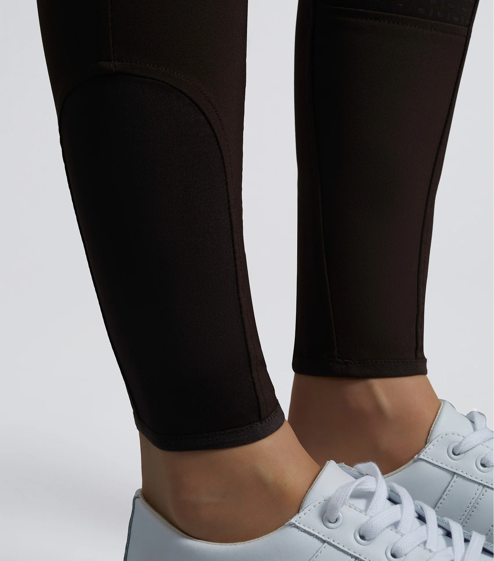 Sophia Ladies Full Seat High Waist Riding Breeches Chocolate - Image 5