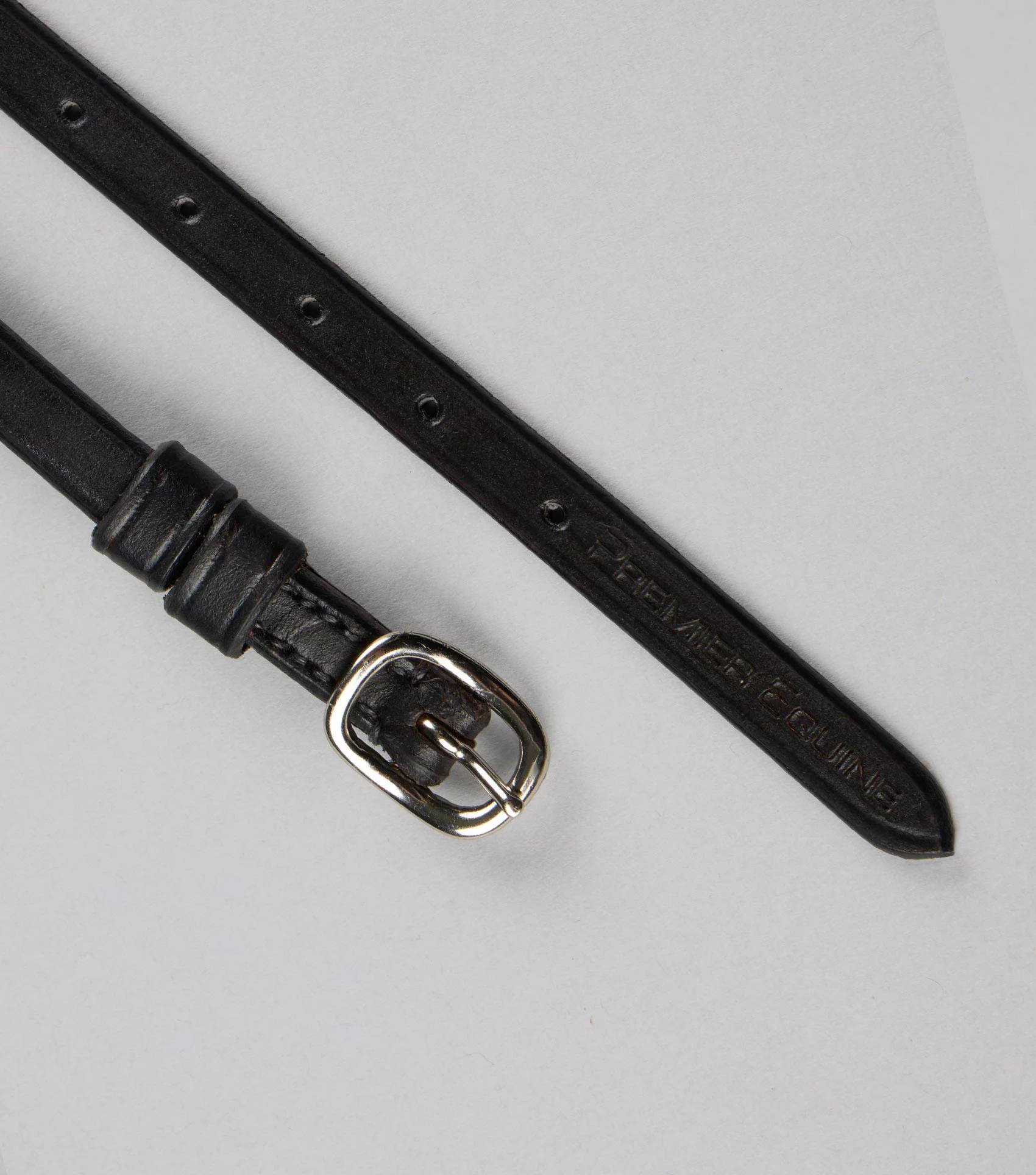 Spur Straps 3/8" European Leather Black - Image 3