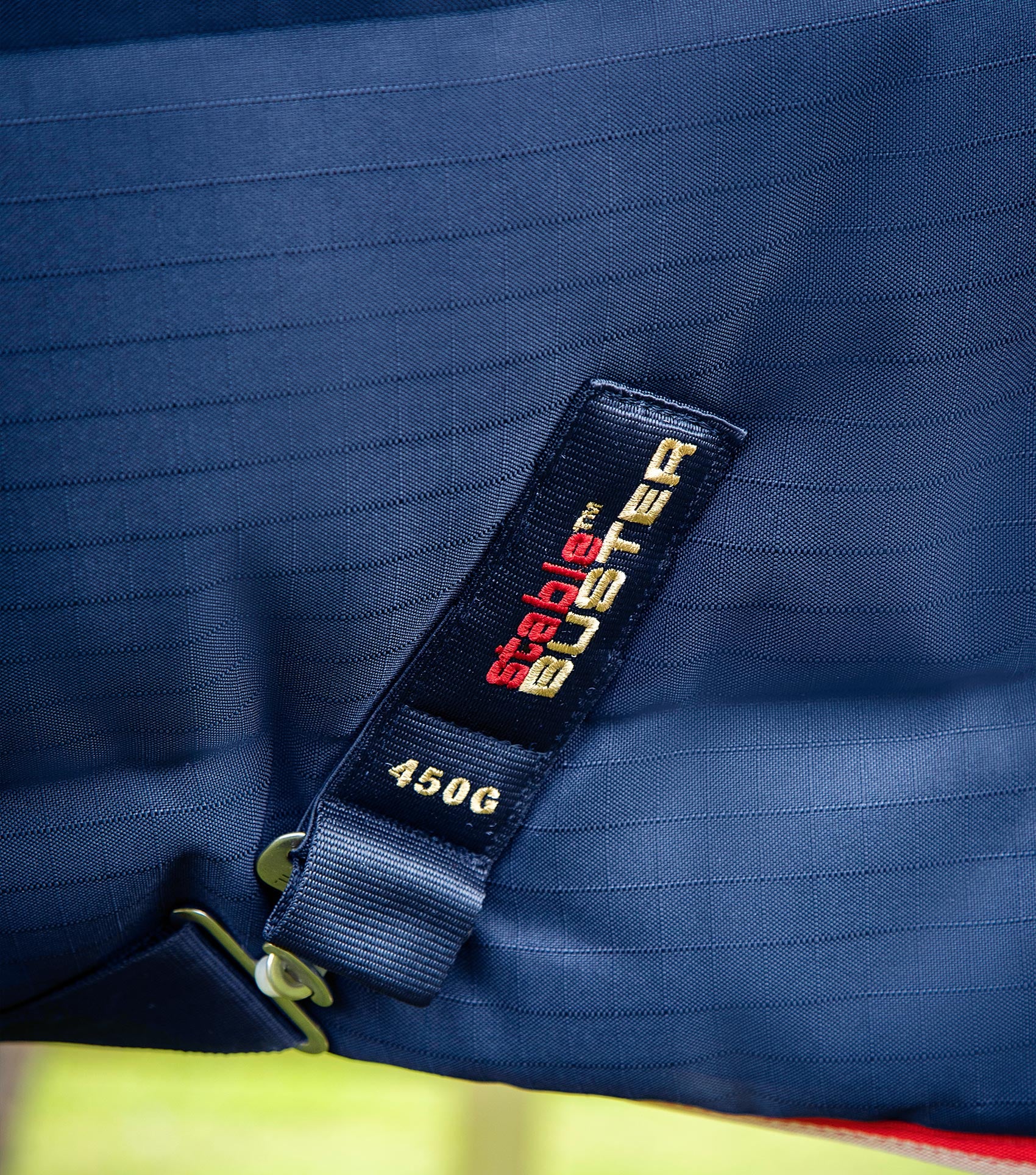 Stable Buster 450g Stable Rug with Neck Cover Navy - Image 5