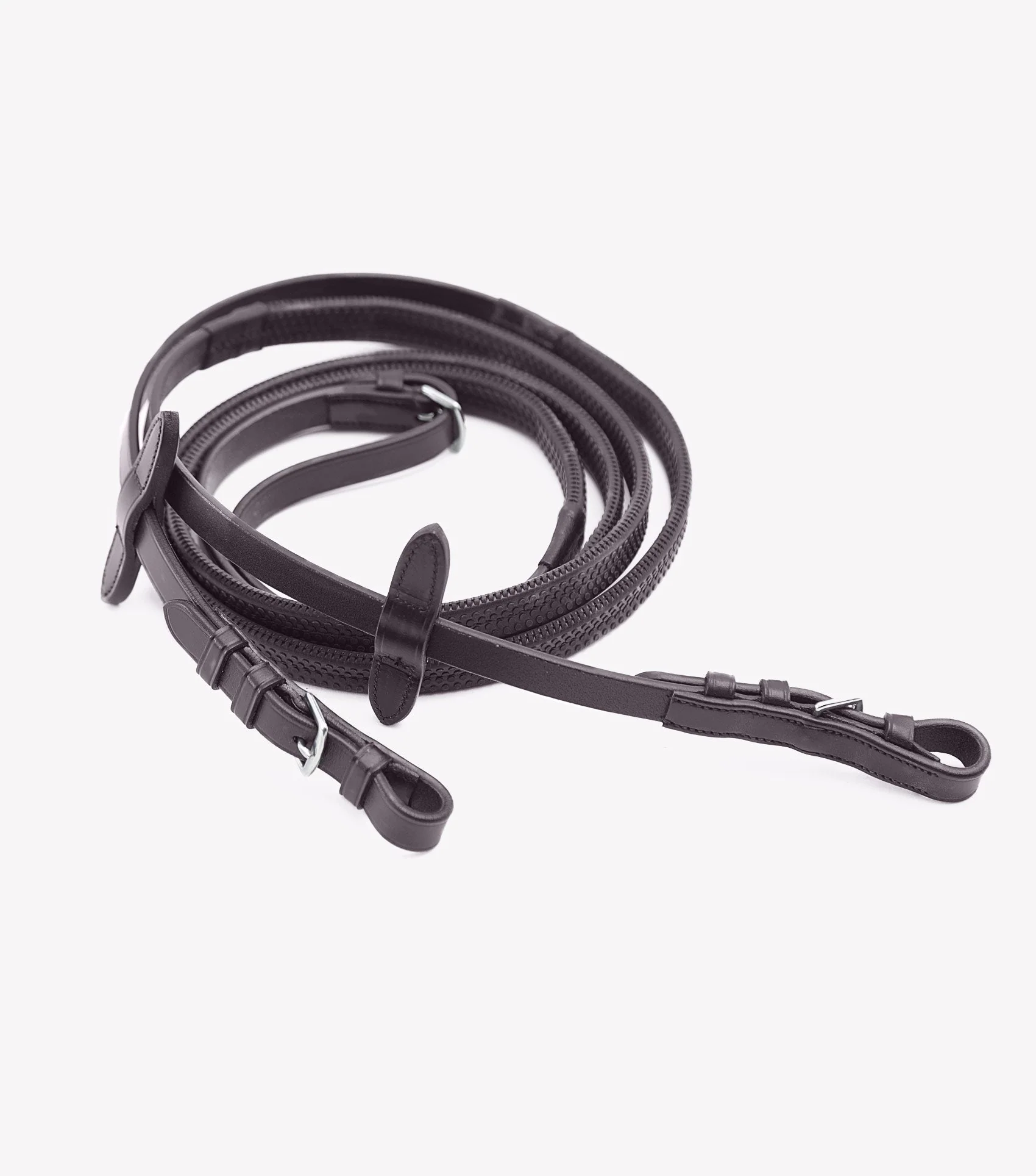 Stefano Rubber Reins Brown - Image 3