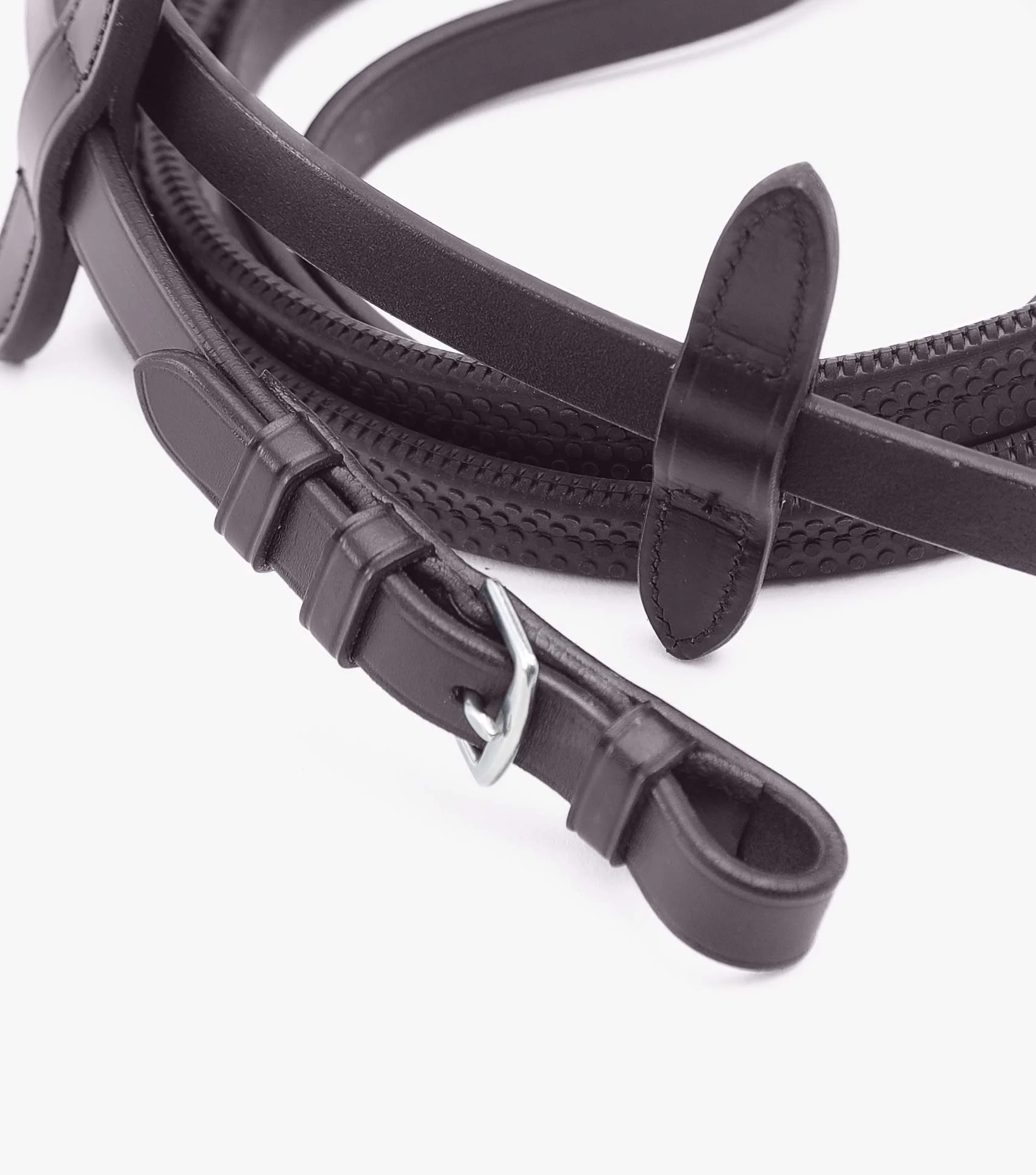 Stefano Rubber Reins Brown - Image 4
