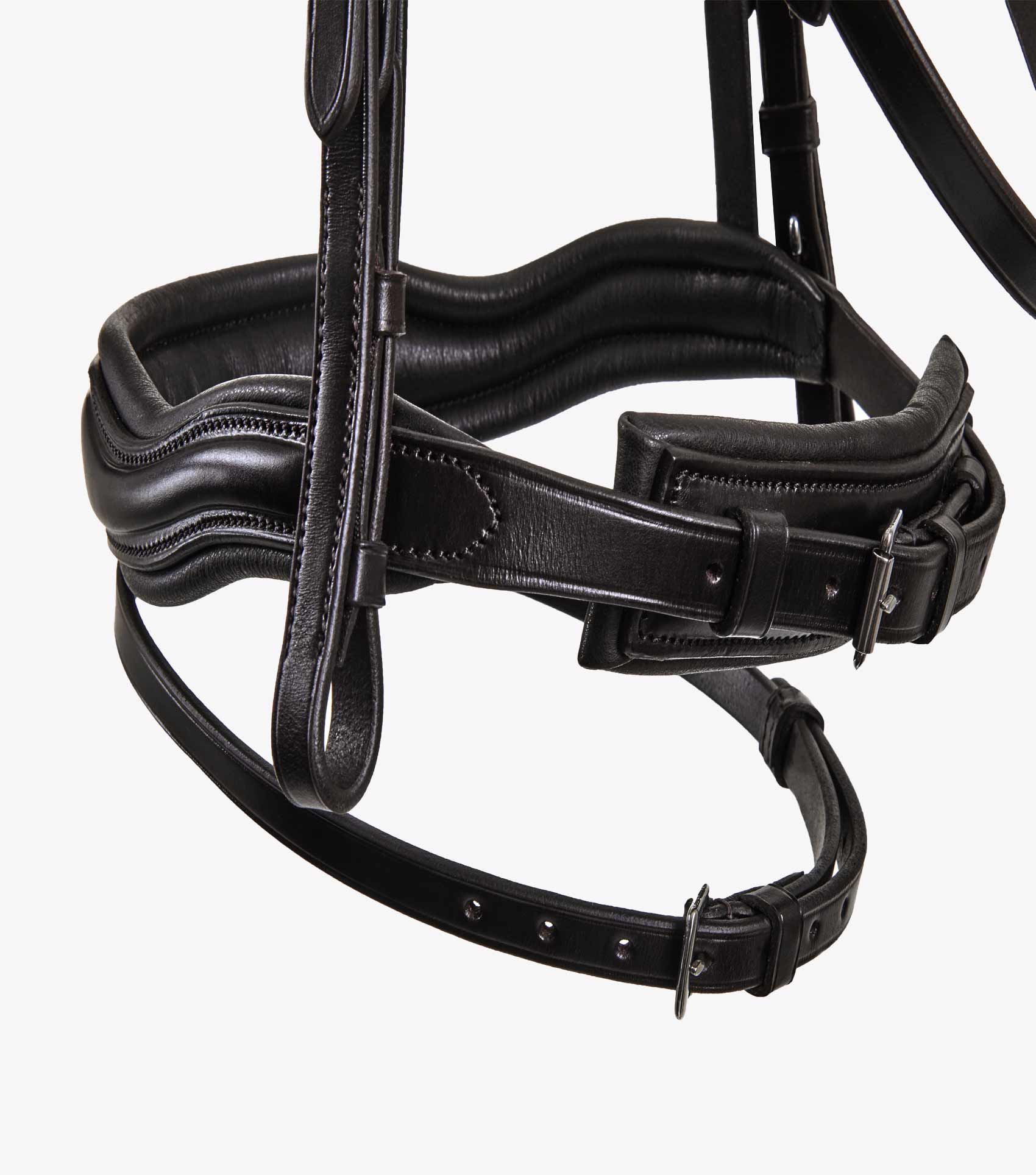Stellazio Anatomic Snaffle Bridle with Flash Black - Image 6