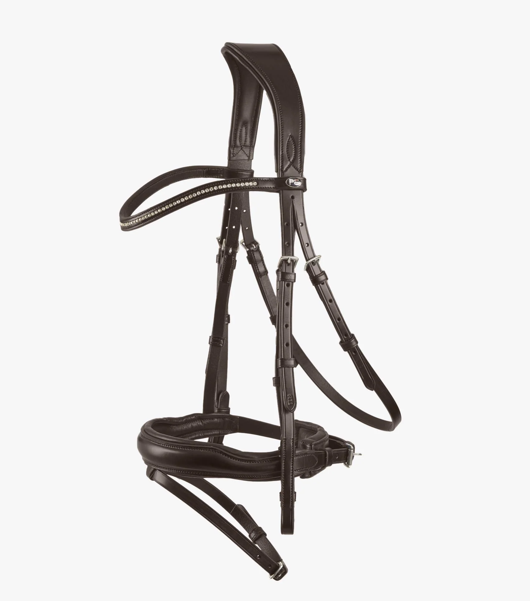 Stellazio Anatomic Snaffle Bridle with Flash Brown - Image 5
