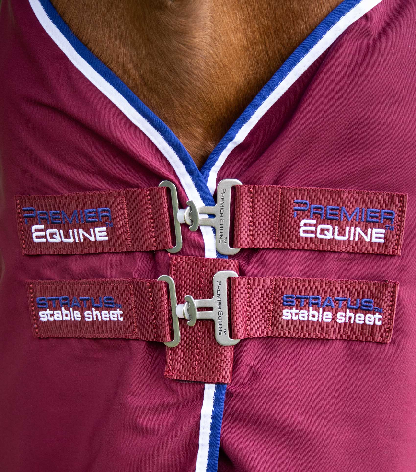 Stratus Horse Stable Sheet Burgundy - Image 3