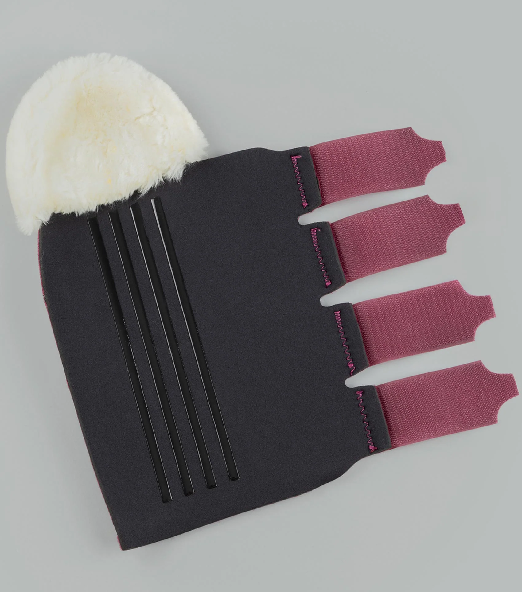 Techno Wool Anti-Slip Tail Guard Burgundy - Image 3