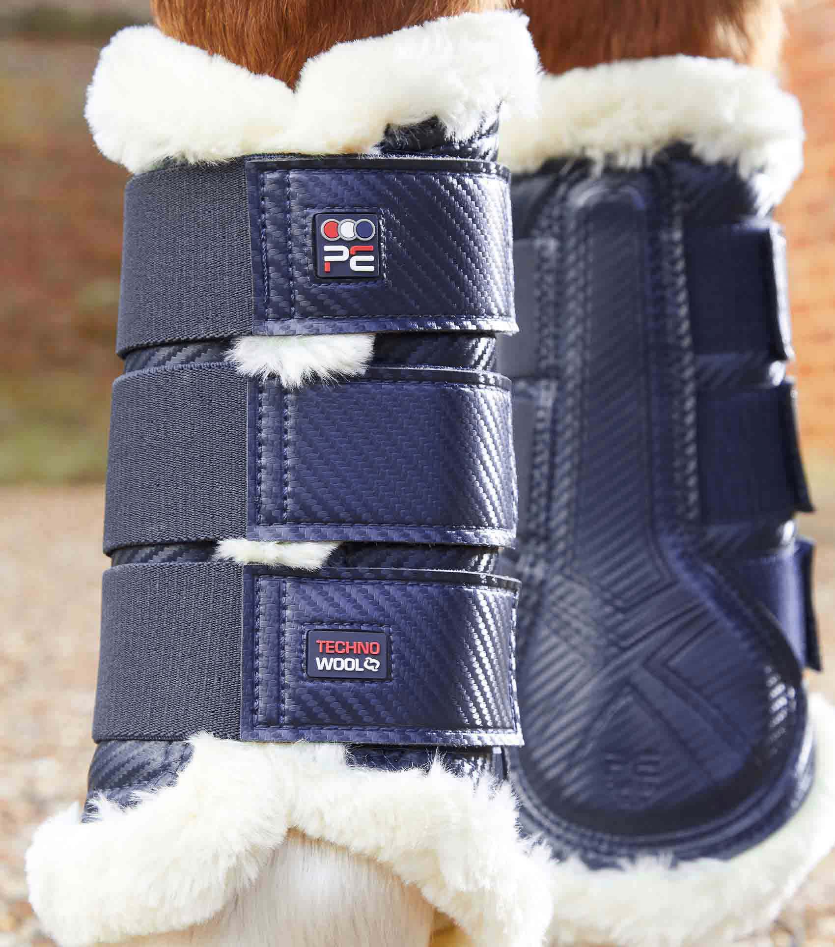 Techno Wool Brushing Boots Navy - Image 3