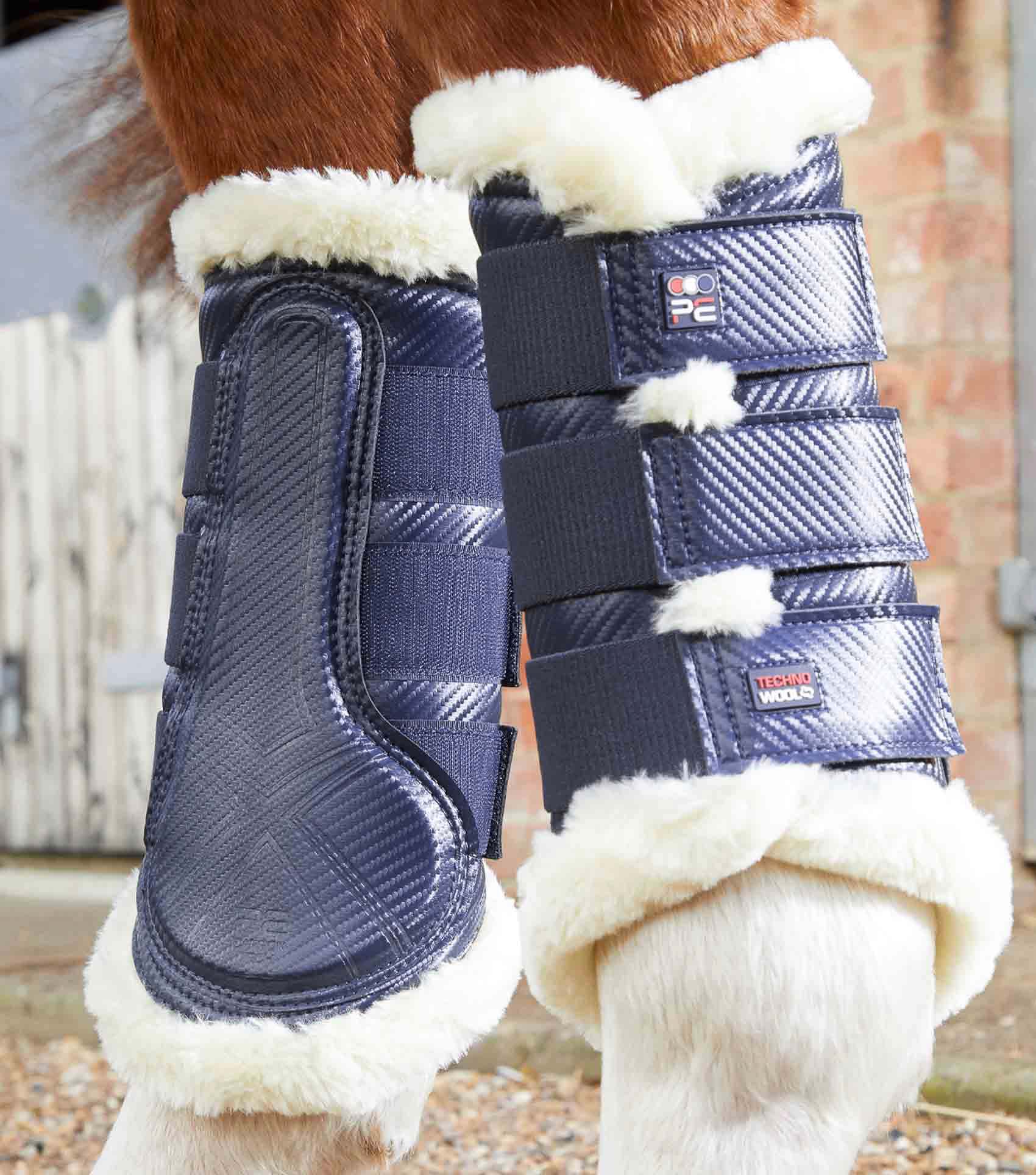 Techno Wool Brushing Boots Navy - Image 4