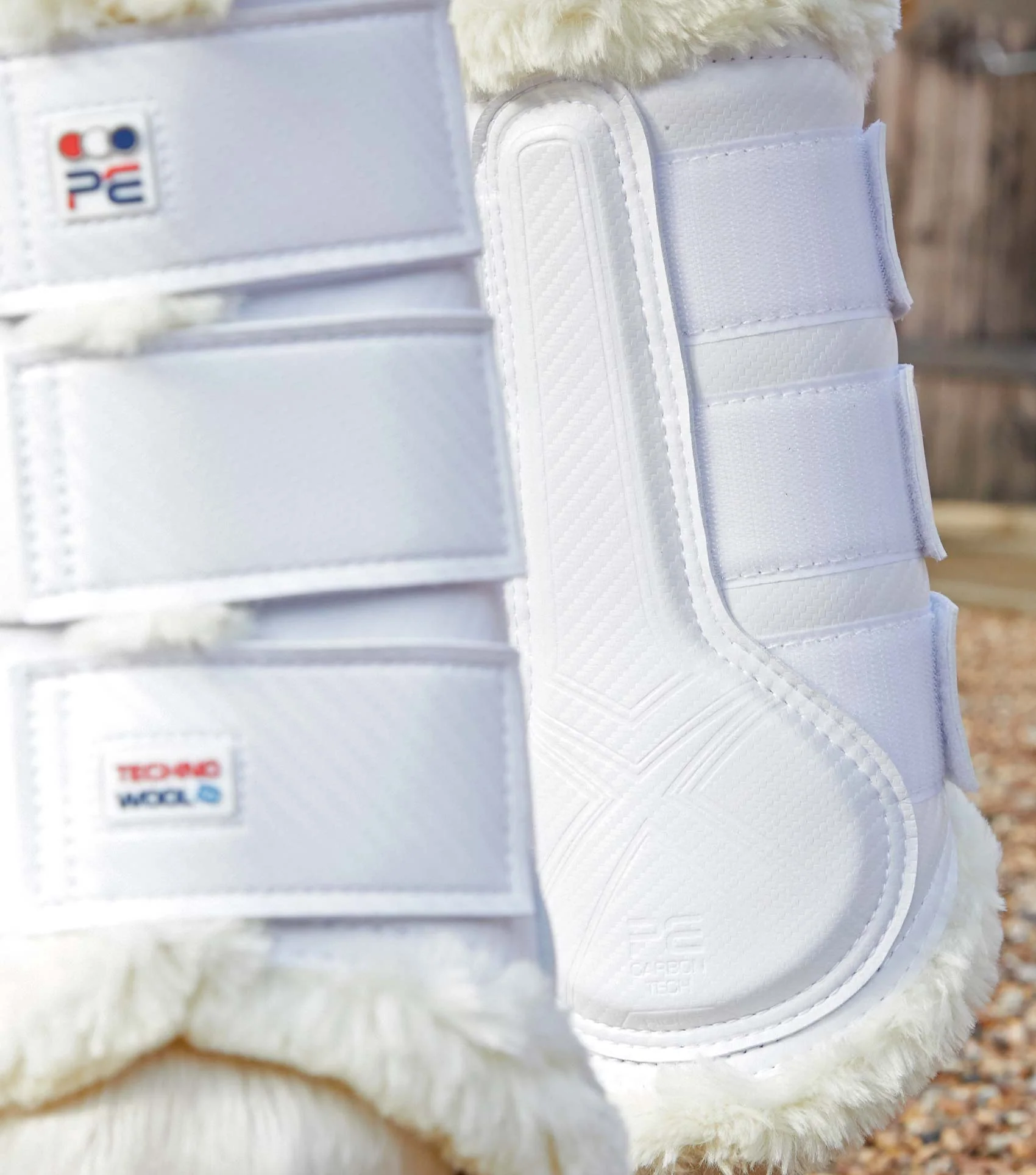 Techno Wool Brushing Boots White - Image 3