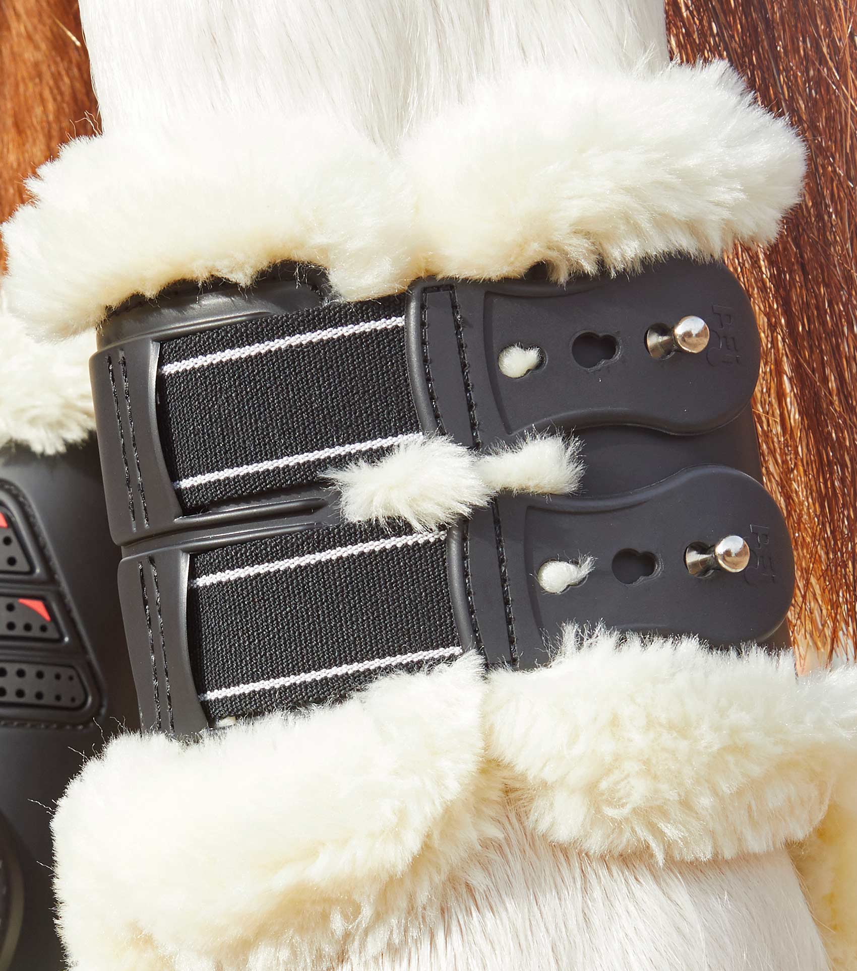 Sale Techno Wool Fetlock Boots Black - Image 4