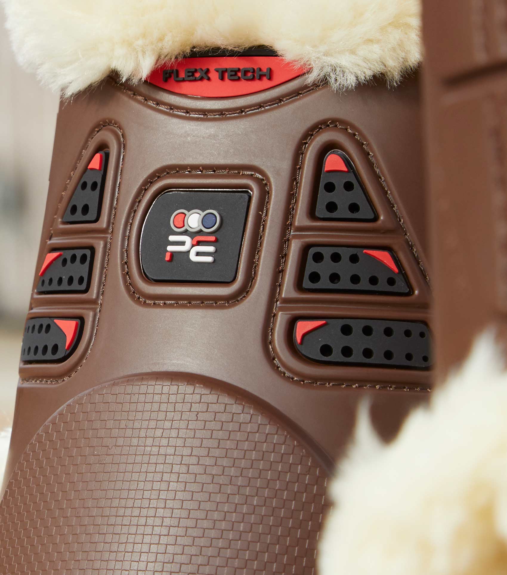 Sale Techno Wool Fetlock Boots Brown - Image 3