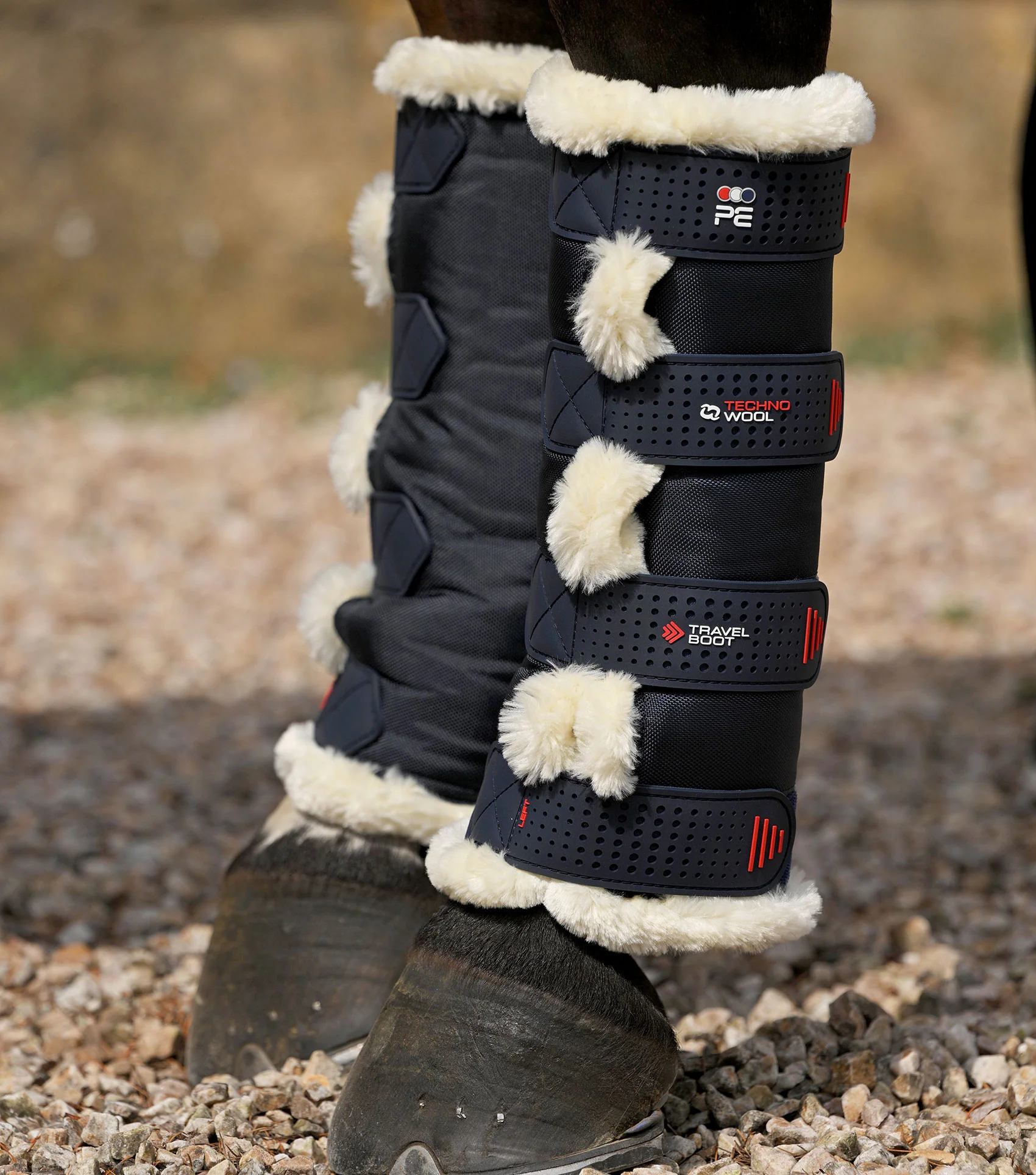 Techno Wool Travel Boots Navy - Image 5