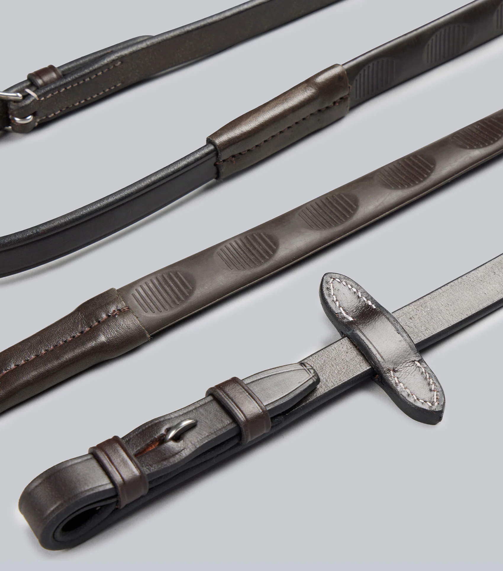 Thumb Rubber Reins Dark Havana - Image 2