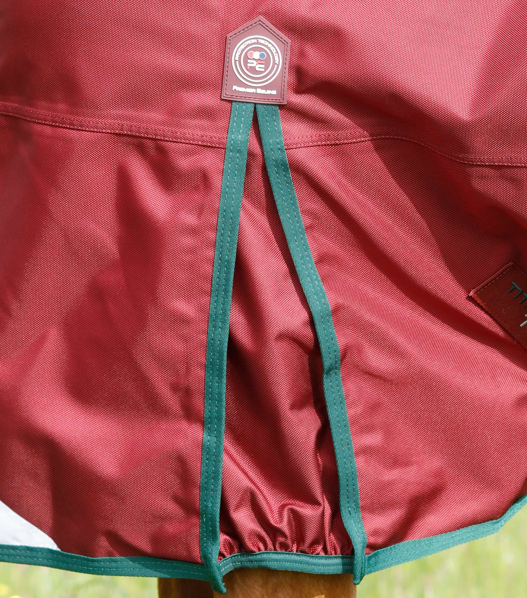 Titan 100g Original Turnout Rug Burgundy - Image 4