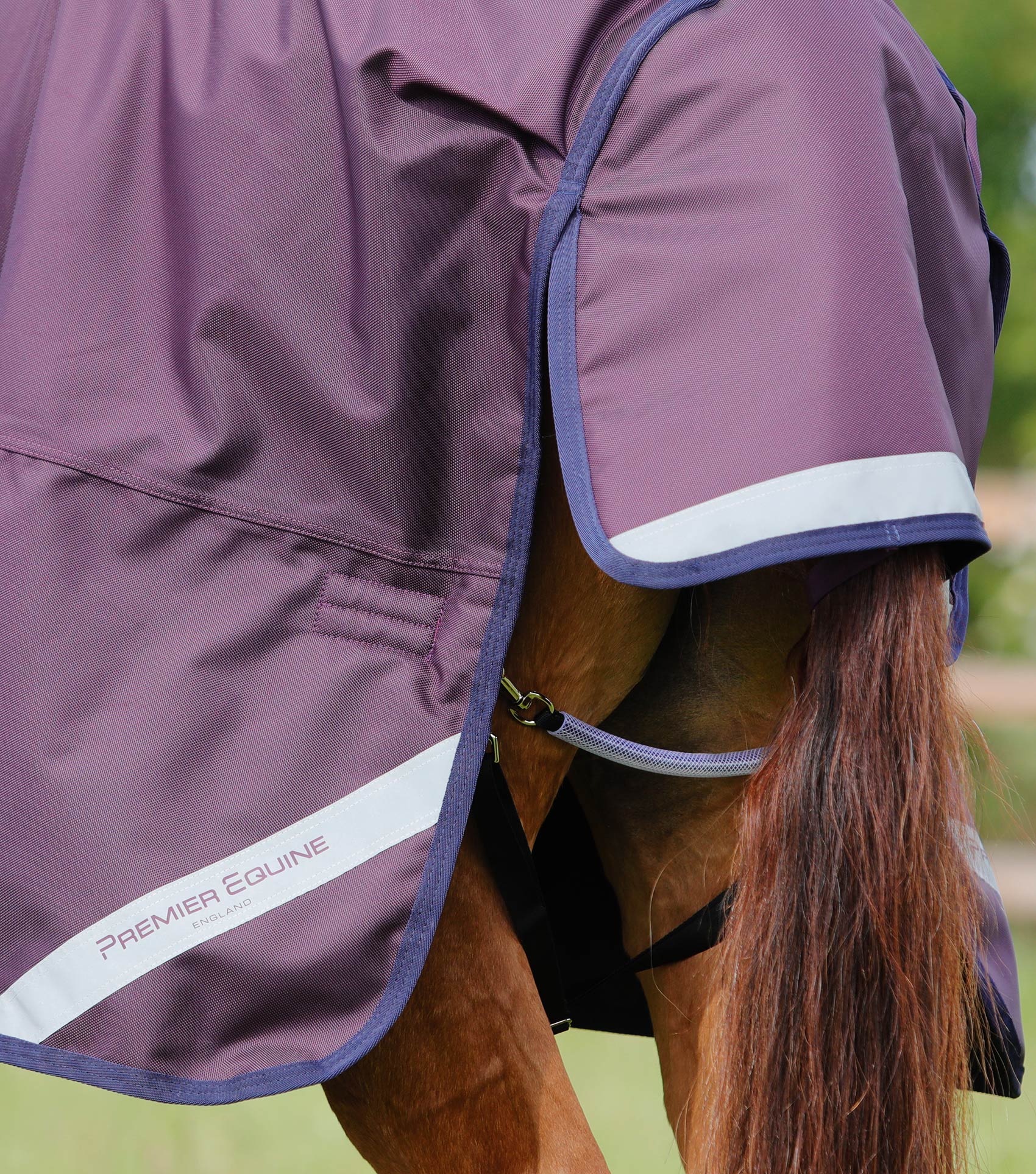 Titan 200g Original Turnout Rug Purple - Image 6