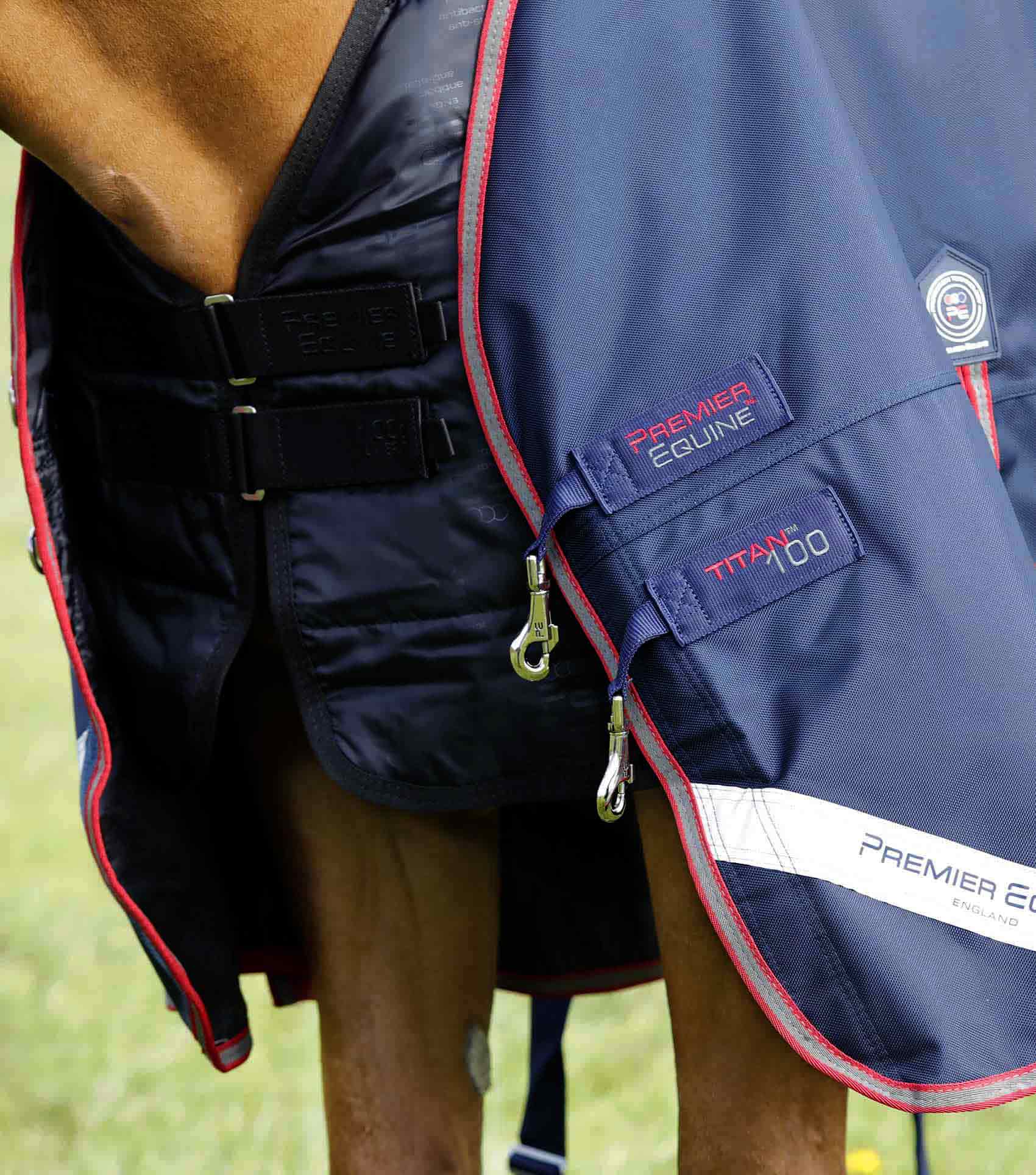 Titan Trio Complete 4 in 1 Turnout Rug Navy - Image 3