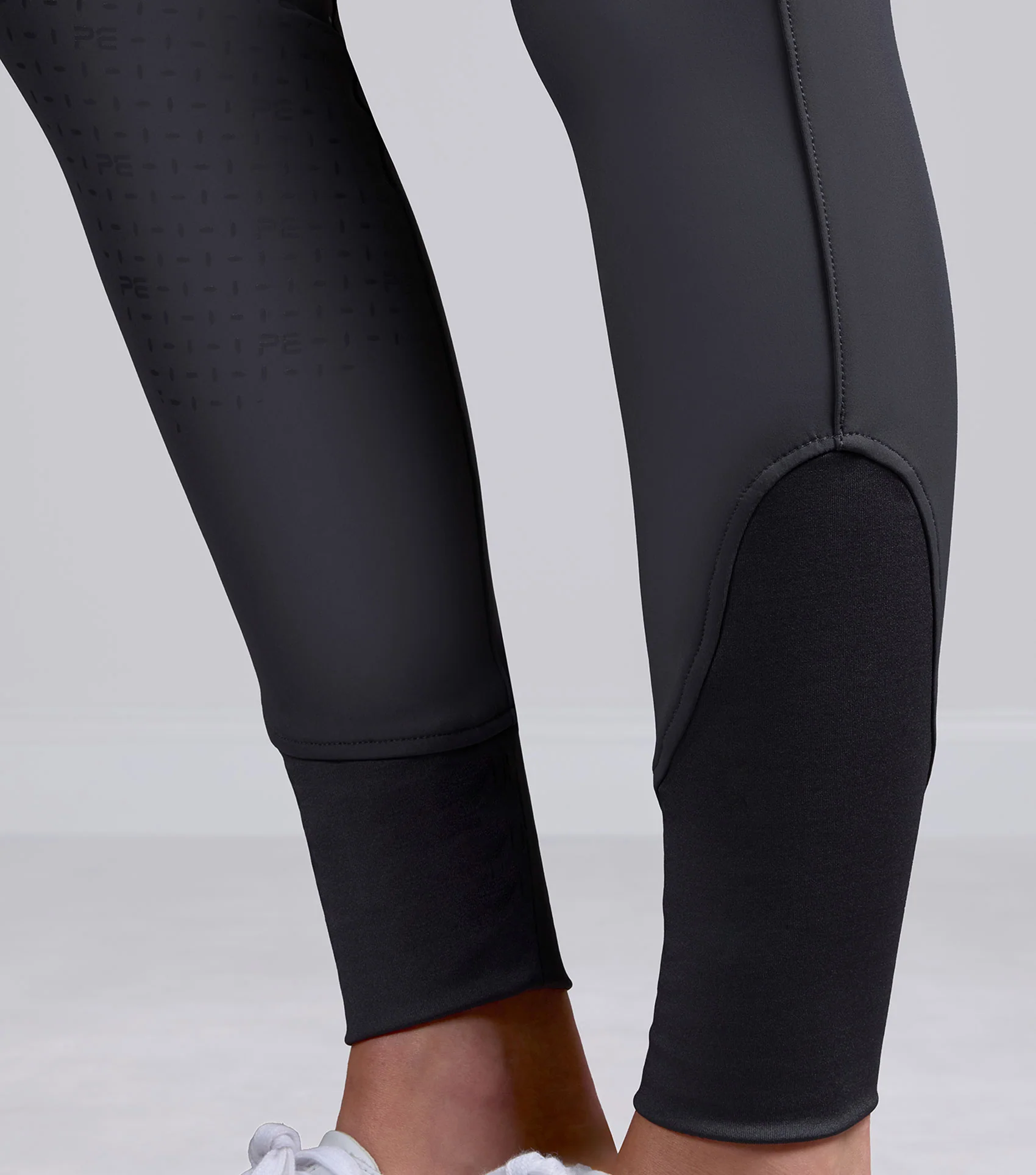 Torino II Womens Gel Full Seat Riding Breeches Anthracite - Image 5