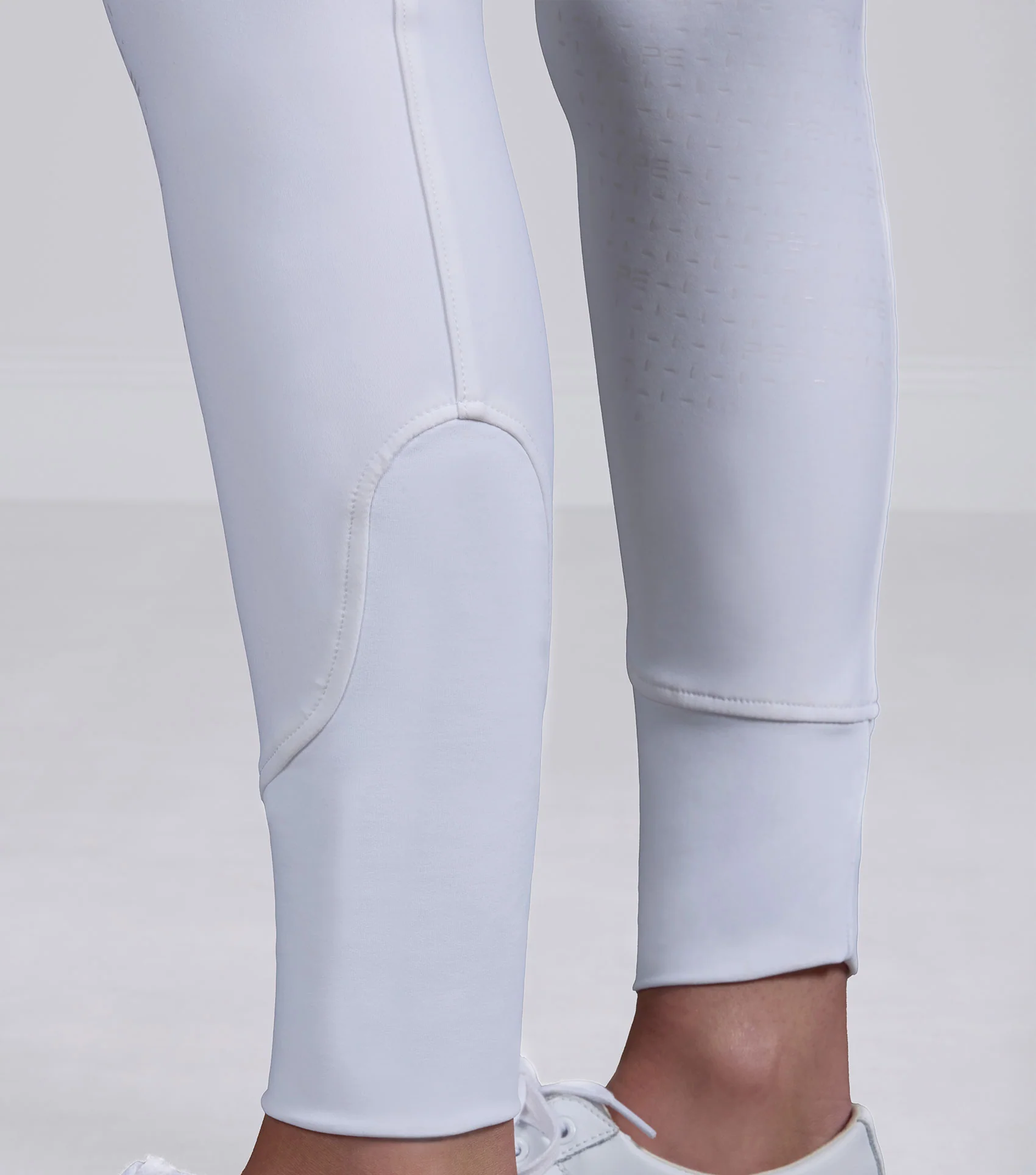 Torino II Womens Gel Full Seat Riding Breeches White - Image 5