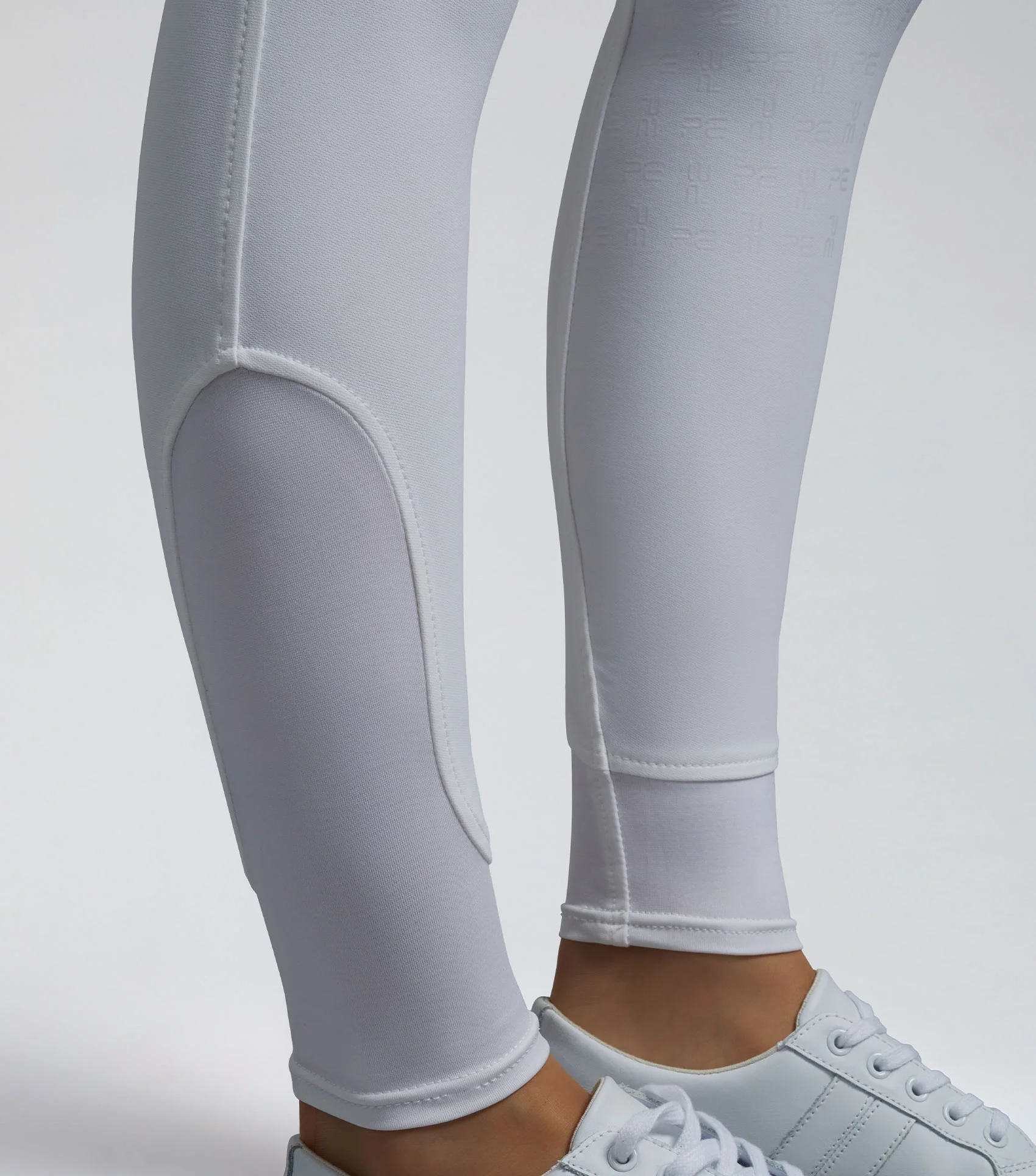 SALE - Torino Ladies Full Seat Gel Competition Riding Breeches White - Image 4
