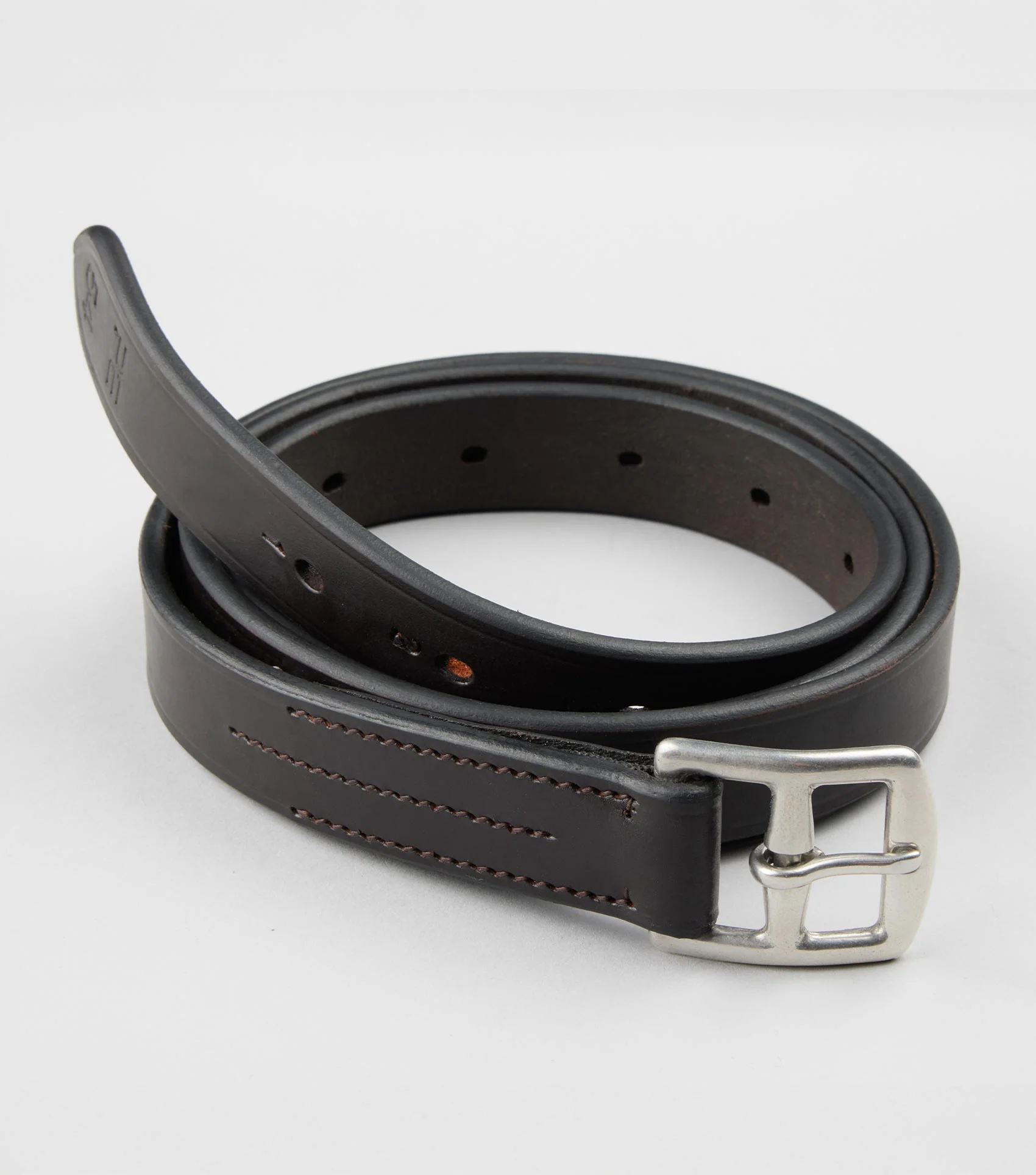 Traditional Stirrup Leathers Dark Havana - Image 3