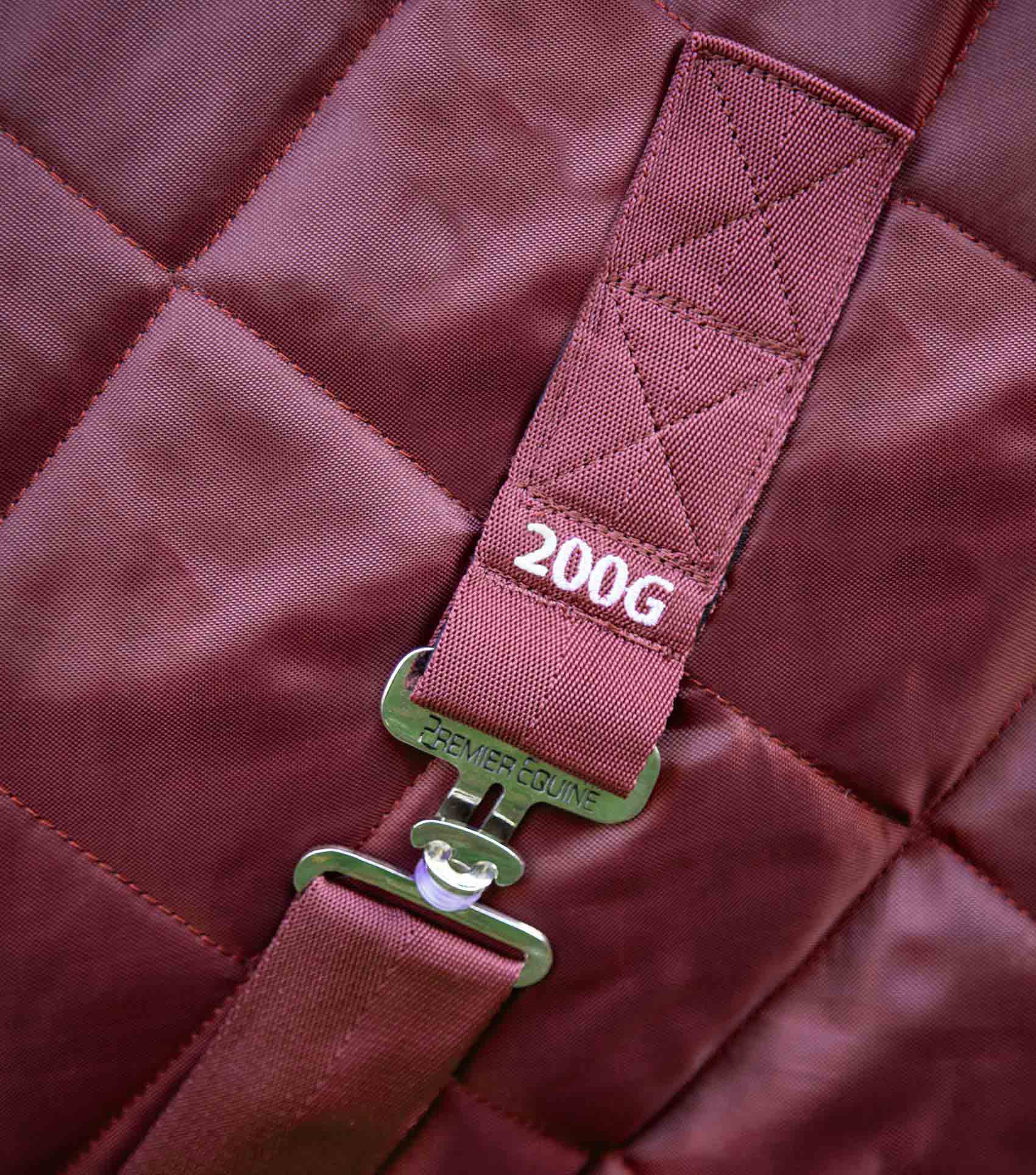 Tuscan Stable Rug 200g Burgundy - Image 4