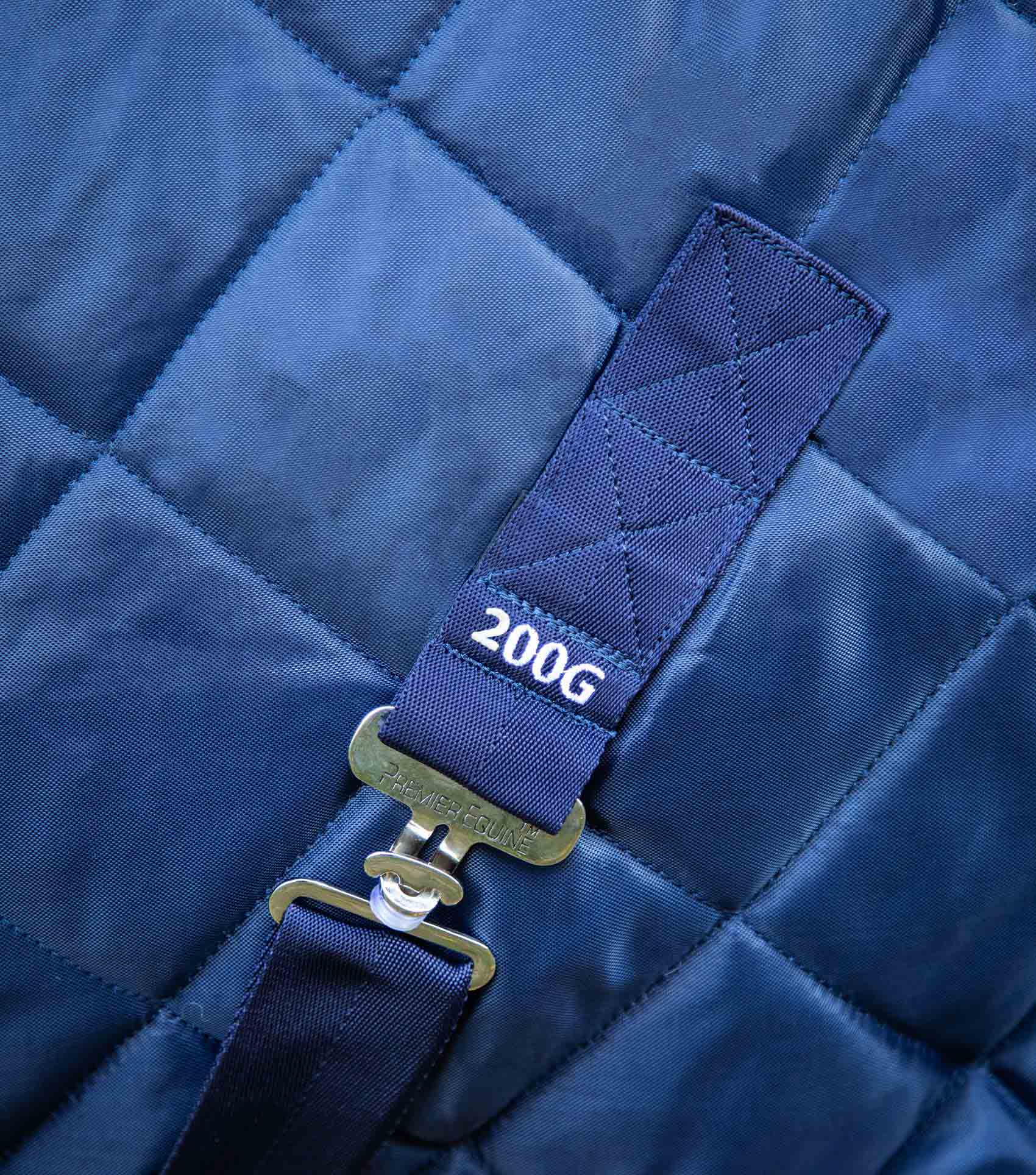 Tuscan Stable Rug 200g Navy - Image 4