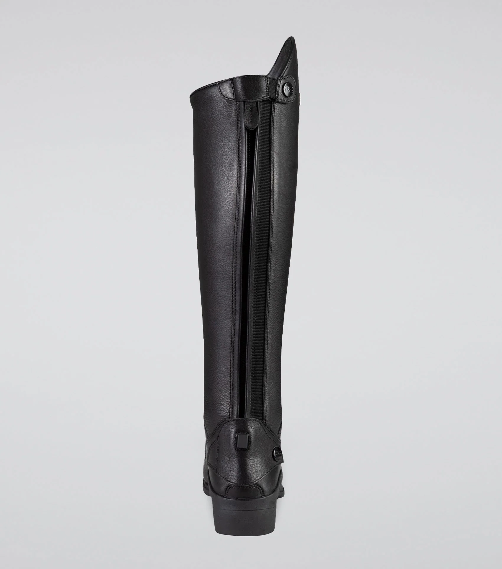 Vallardi Ladies Leather Field Tall Riding Boots Black - Image 2