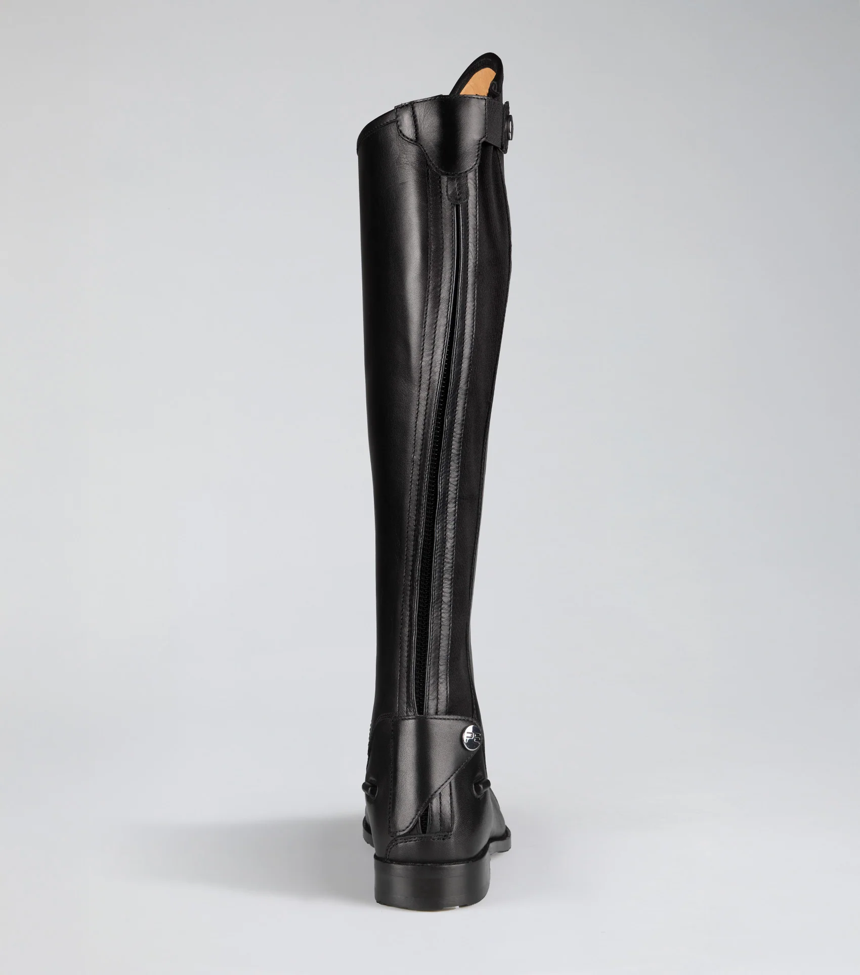 Vedetta Womens Tall Leather Riding Boots Black - Image 4