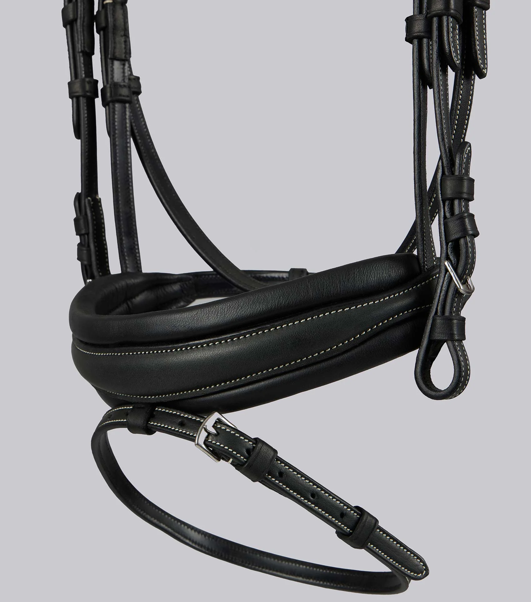 Veneto Anatomical Snaffle Bridle Black - Image 4