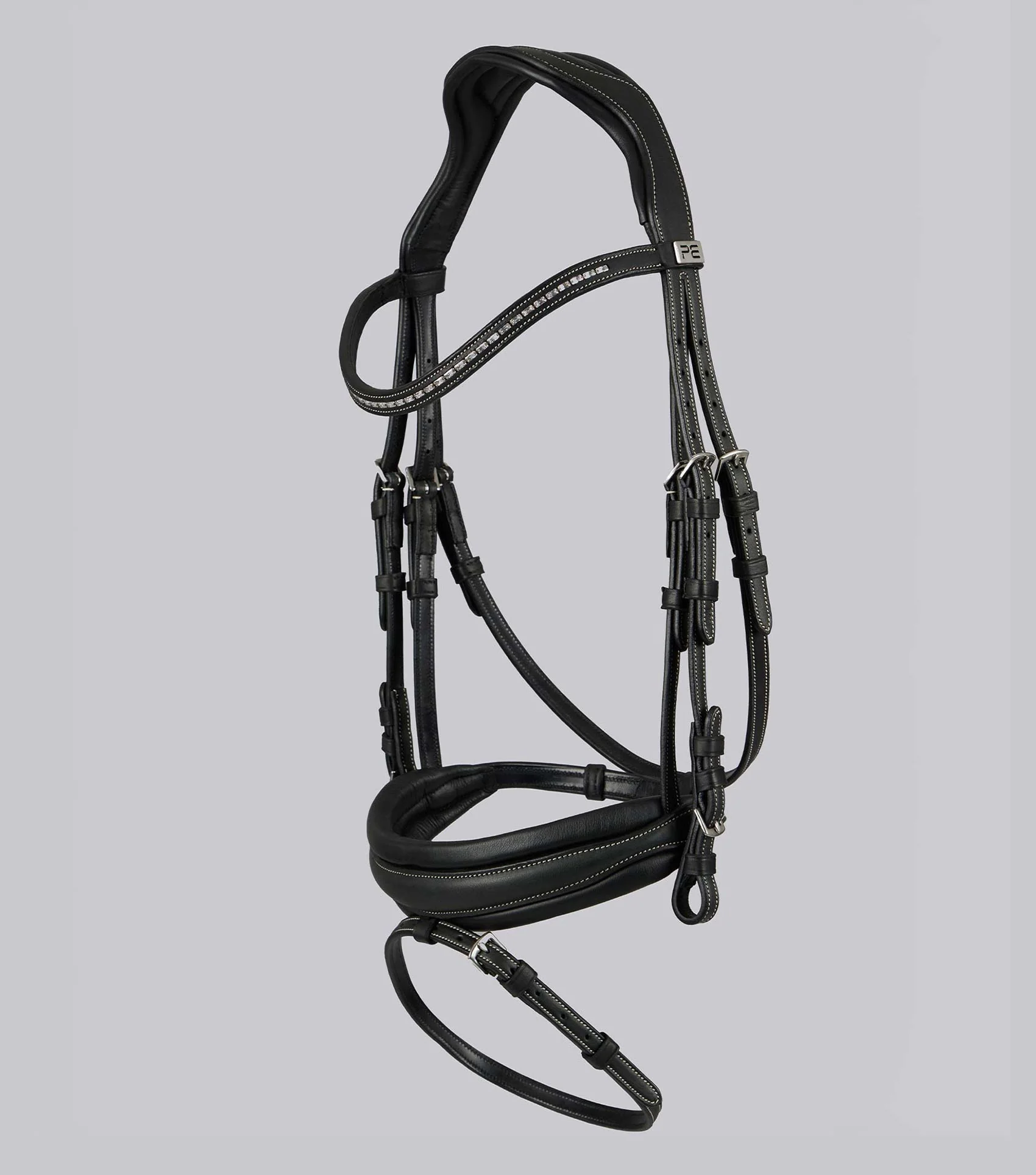 Veneto Anatomical Snaffle Bridle Black - Image 5