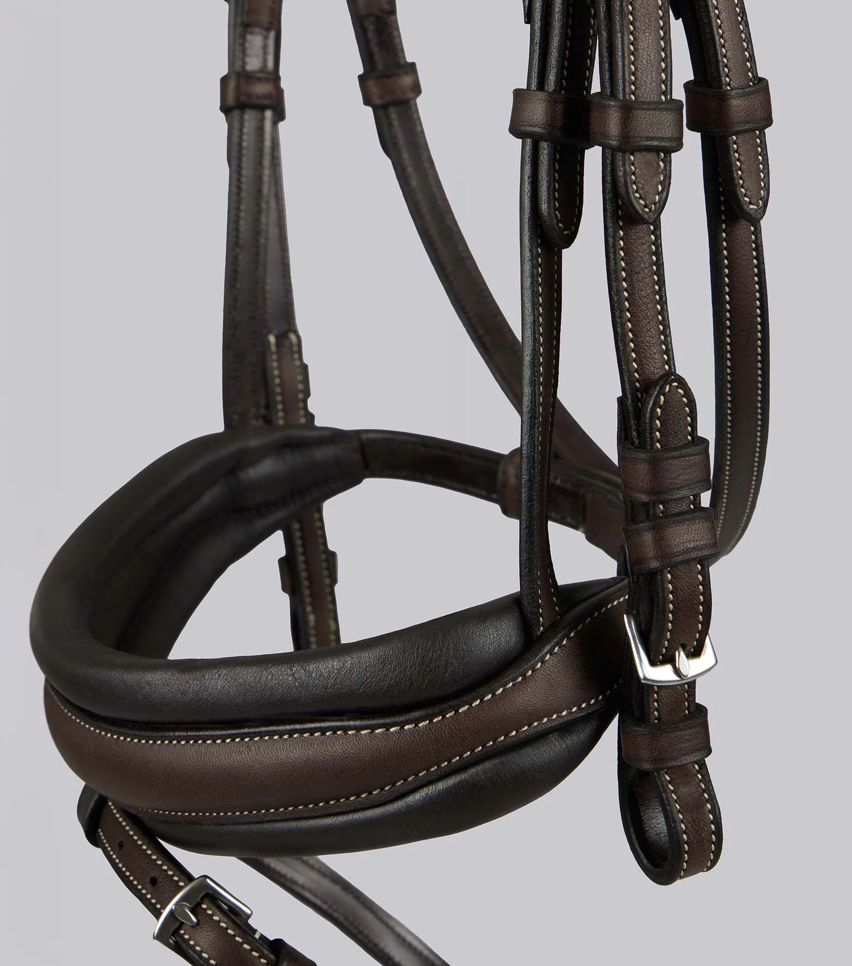 Veneto Anatomical Snaffle Bridle Brown - Image 4