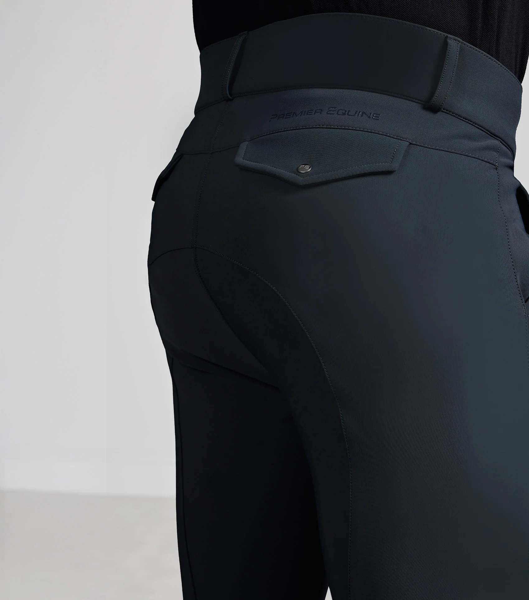 Verismo Men's Gel Knee Riding Breeches Anthracite - Image 3