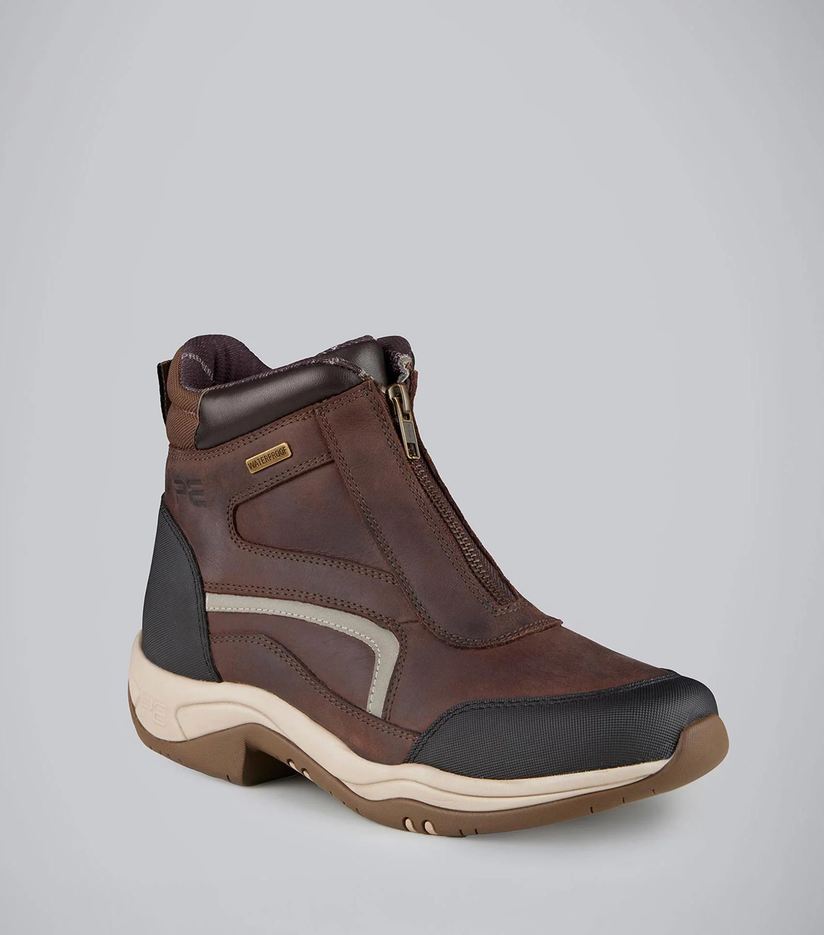Vinci II Waterproof Zip Front Boots Brown